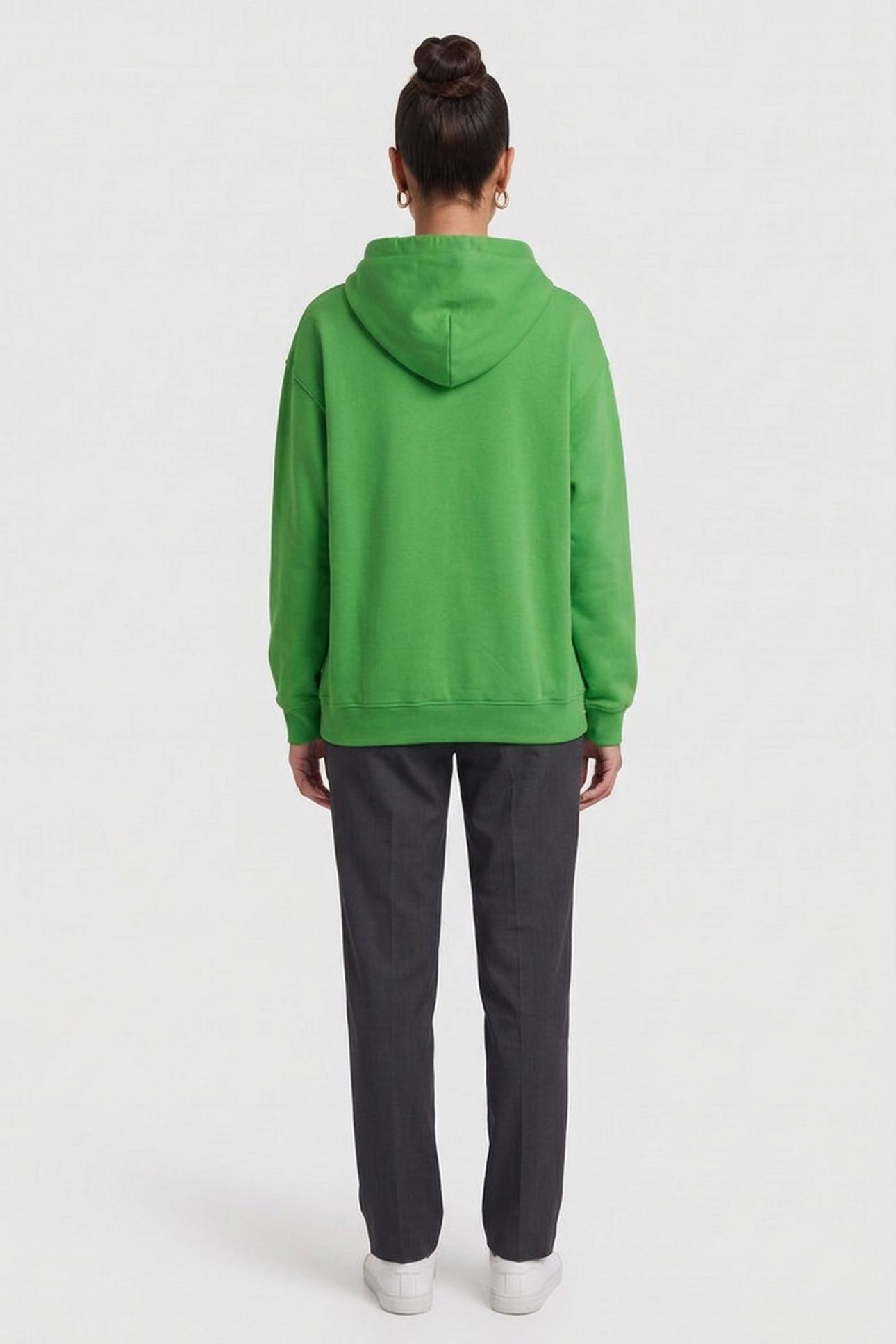 LOVER BRUSHED TERRY HOODIE GREEN 2