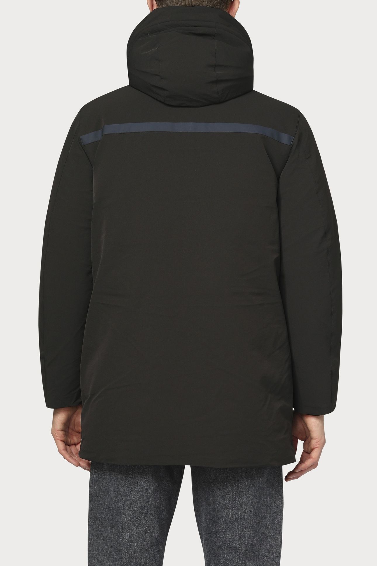 MENS HOODED JACKET BLACK 2