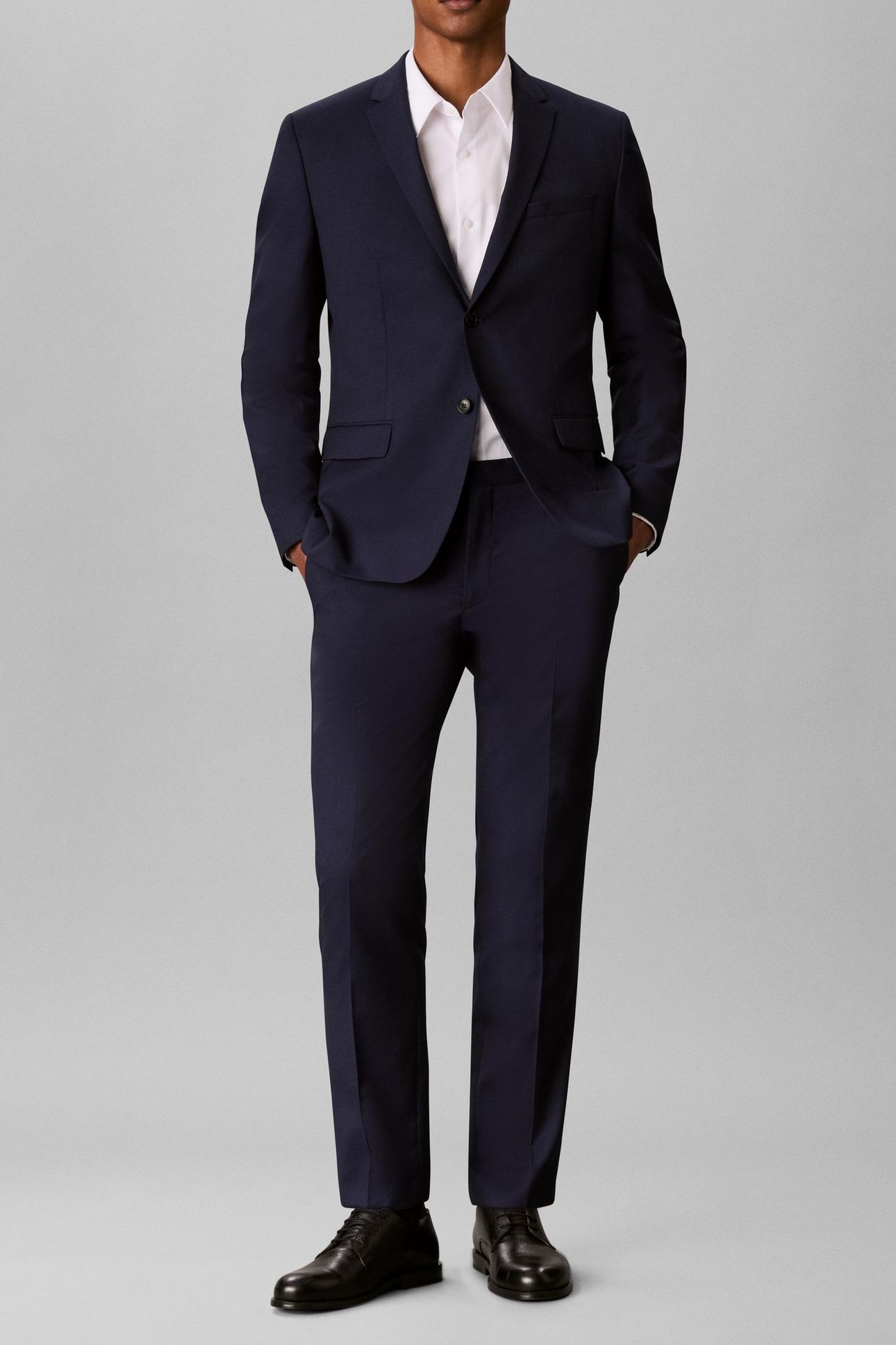 BIRDS EYE SLIM TROUSERS INK 3