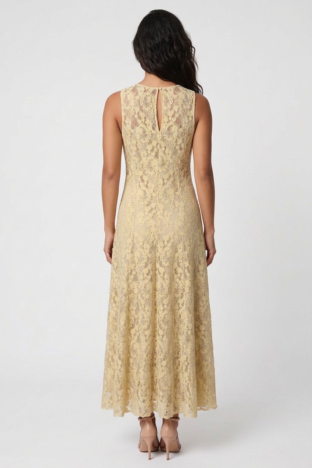 PA PAULA LACE DRESS YELLOW 2