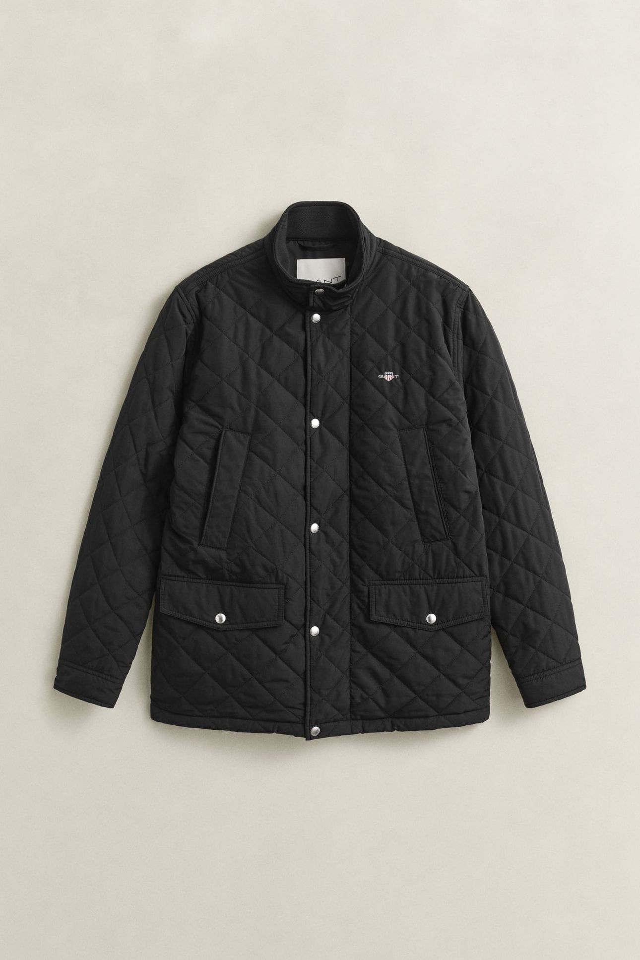 QUILTED WINDCHEATER MID JACKET BLACK 4