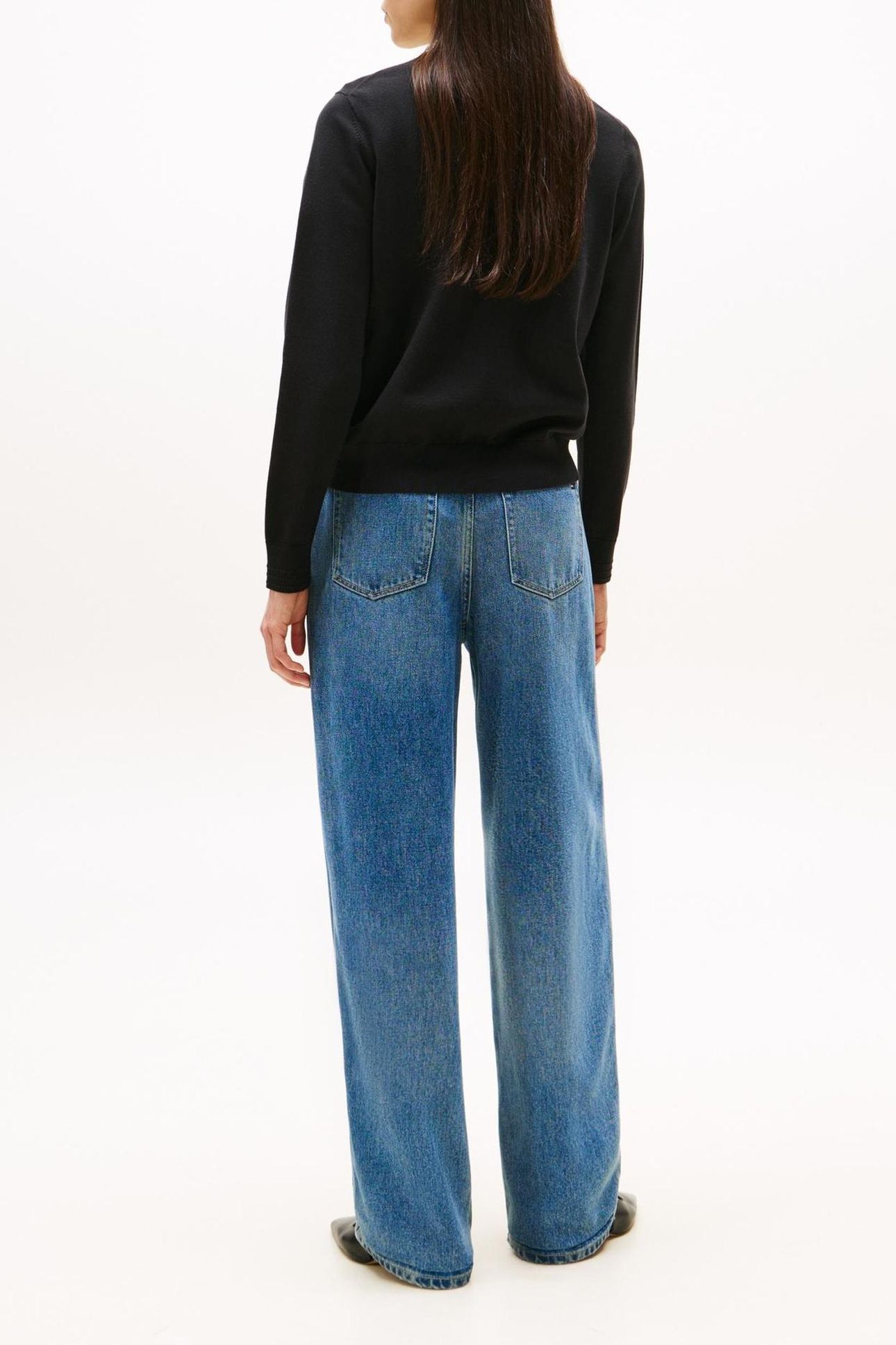 COTTON JERSEY CREW NECK BLACK 3