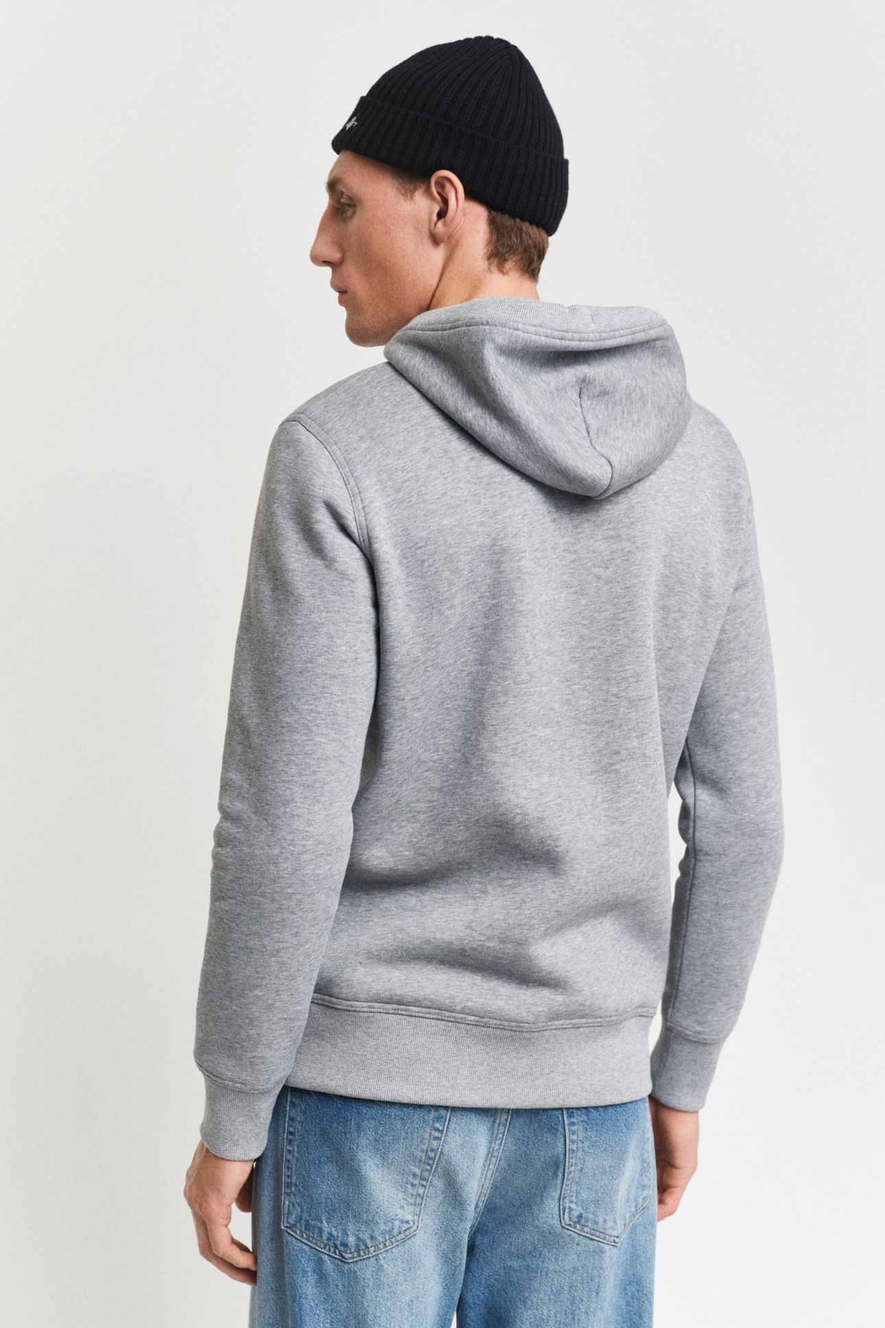 ARCHIVE SHIELD HOODIE GREY MELANGE 6