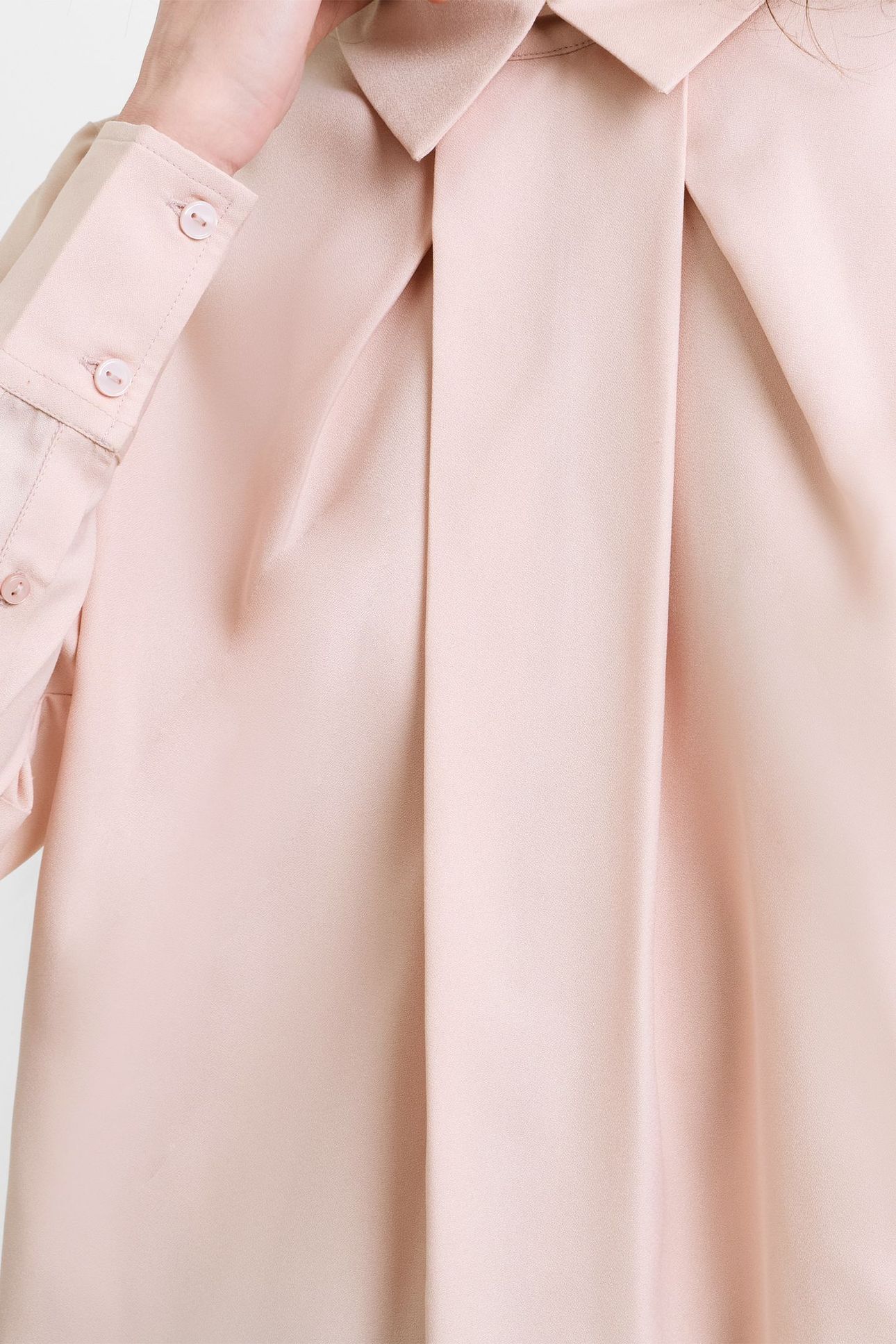 MILA GGT PLEAT POPOVER SHIRT POWDER PINK 4