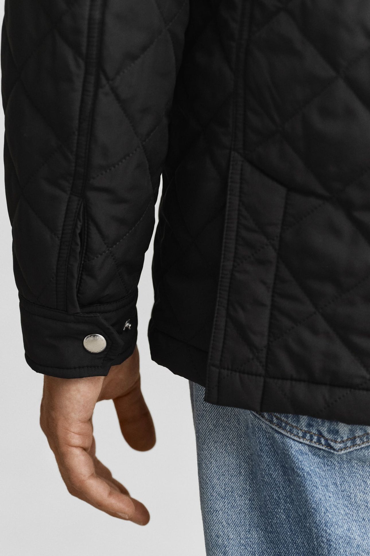 QUILTED WINDCHEATER MID JACKET BLACK 6