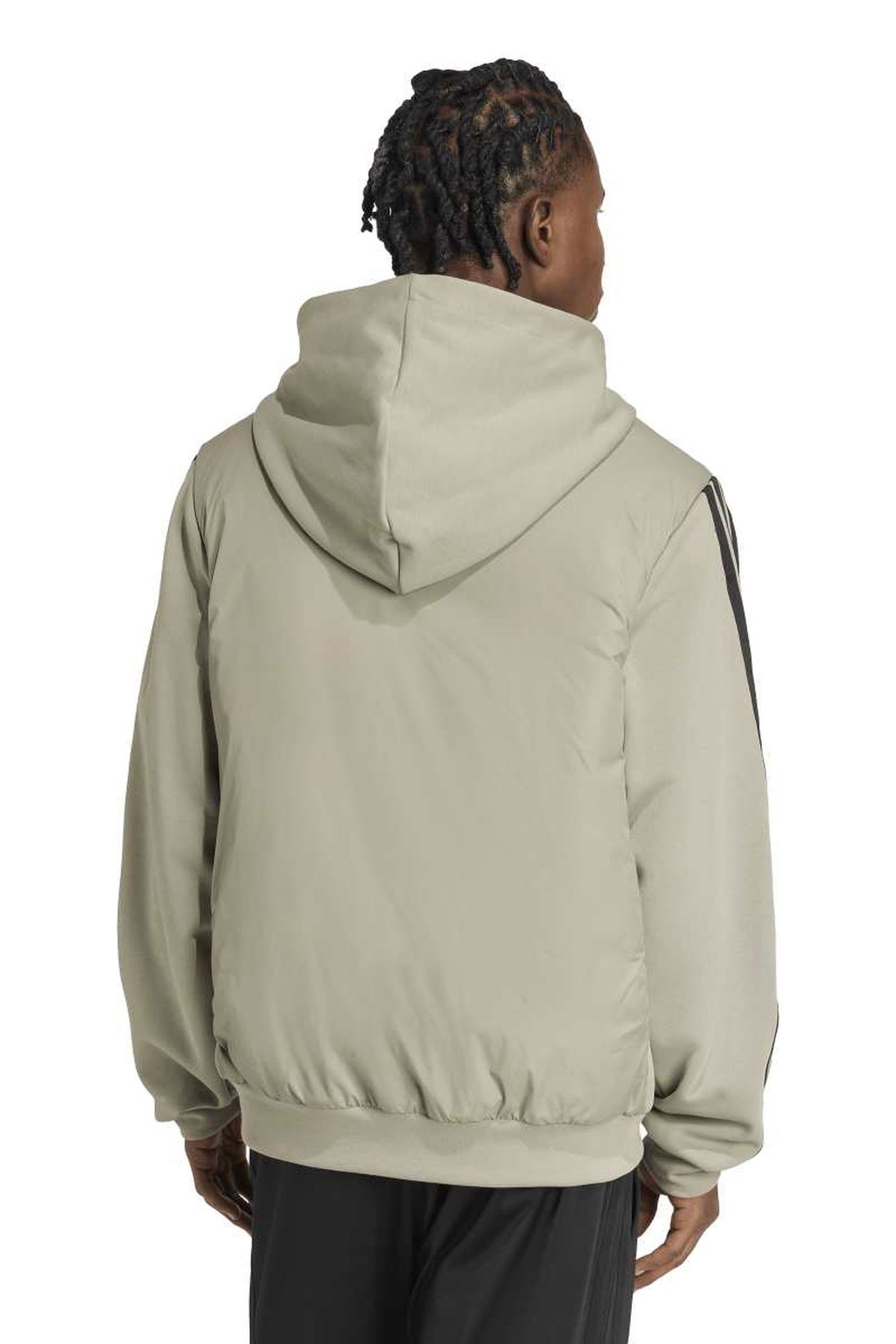 UNISEX ESSENTIAL 3S IN HYB JACKET SILVER PEBBLE 2
