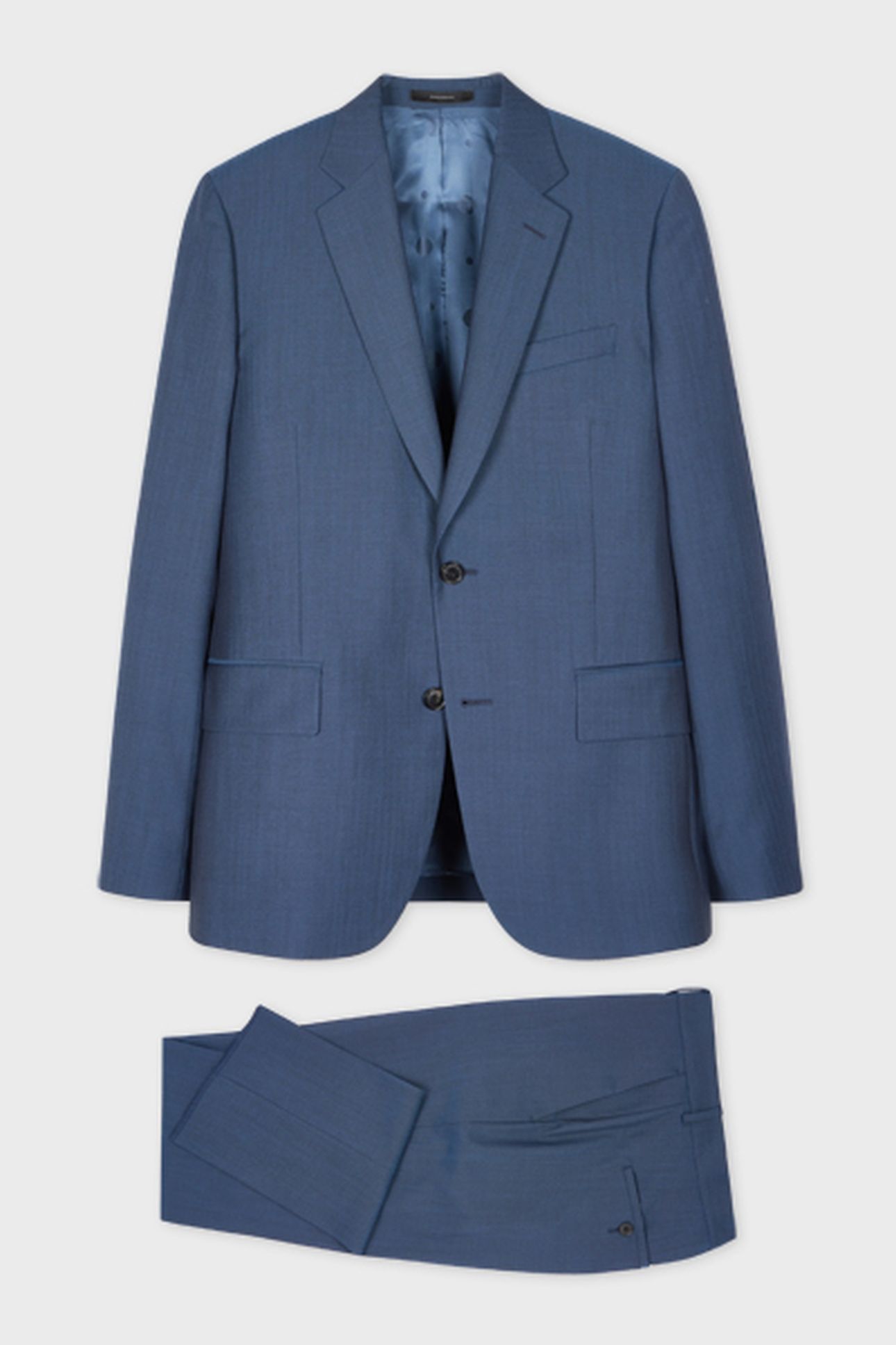 MENS TAILORED FIT 2 BUTTON SUIT NAVY 3