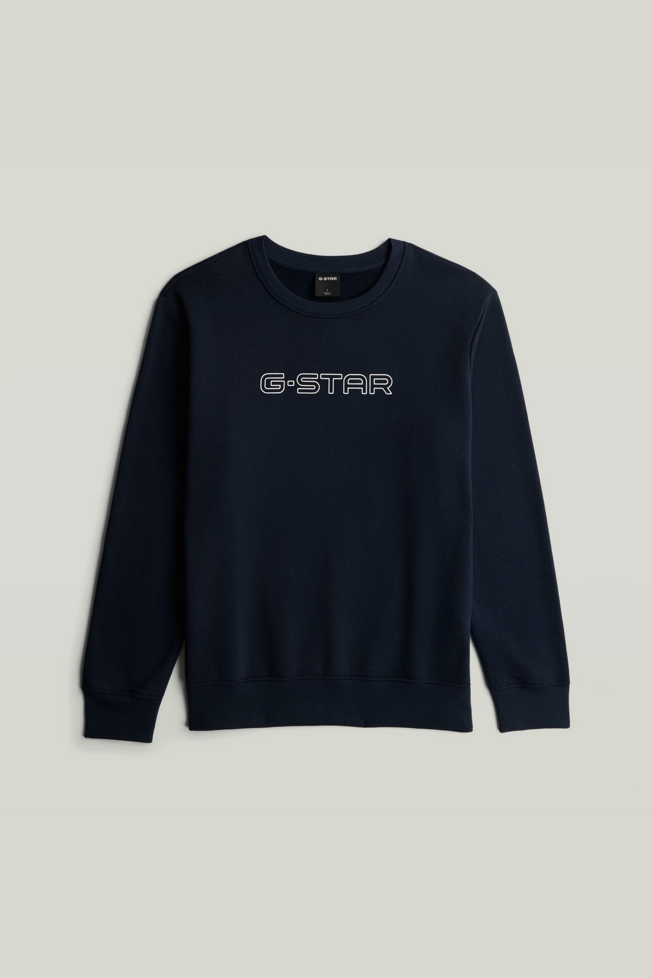 G-STAR SLIM CREW SWEAT L/S BLUE 4