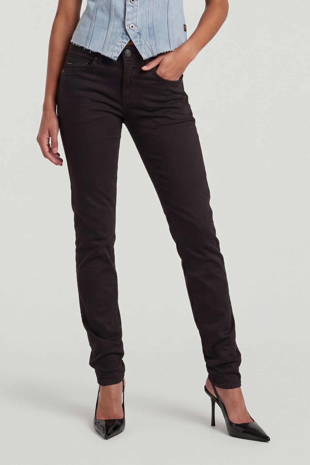 MIDGE SLIM STRAIGHT CHINO OXFORD 1