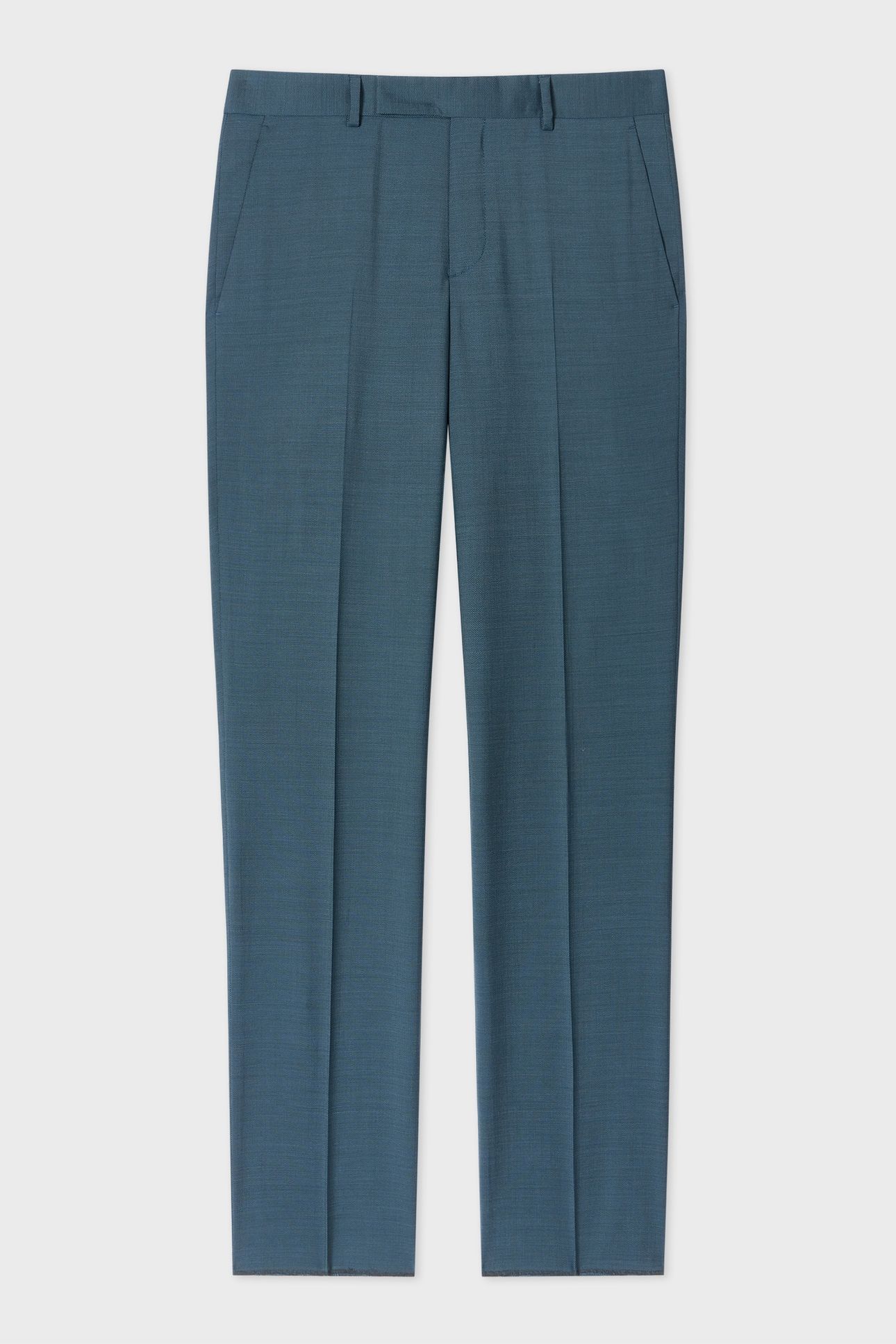 MENS TAILORED FIT 2 BUTTON SUIT PETROL GREEN 2
