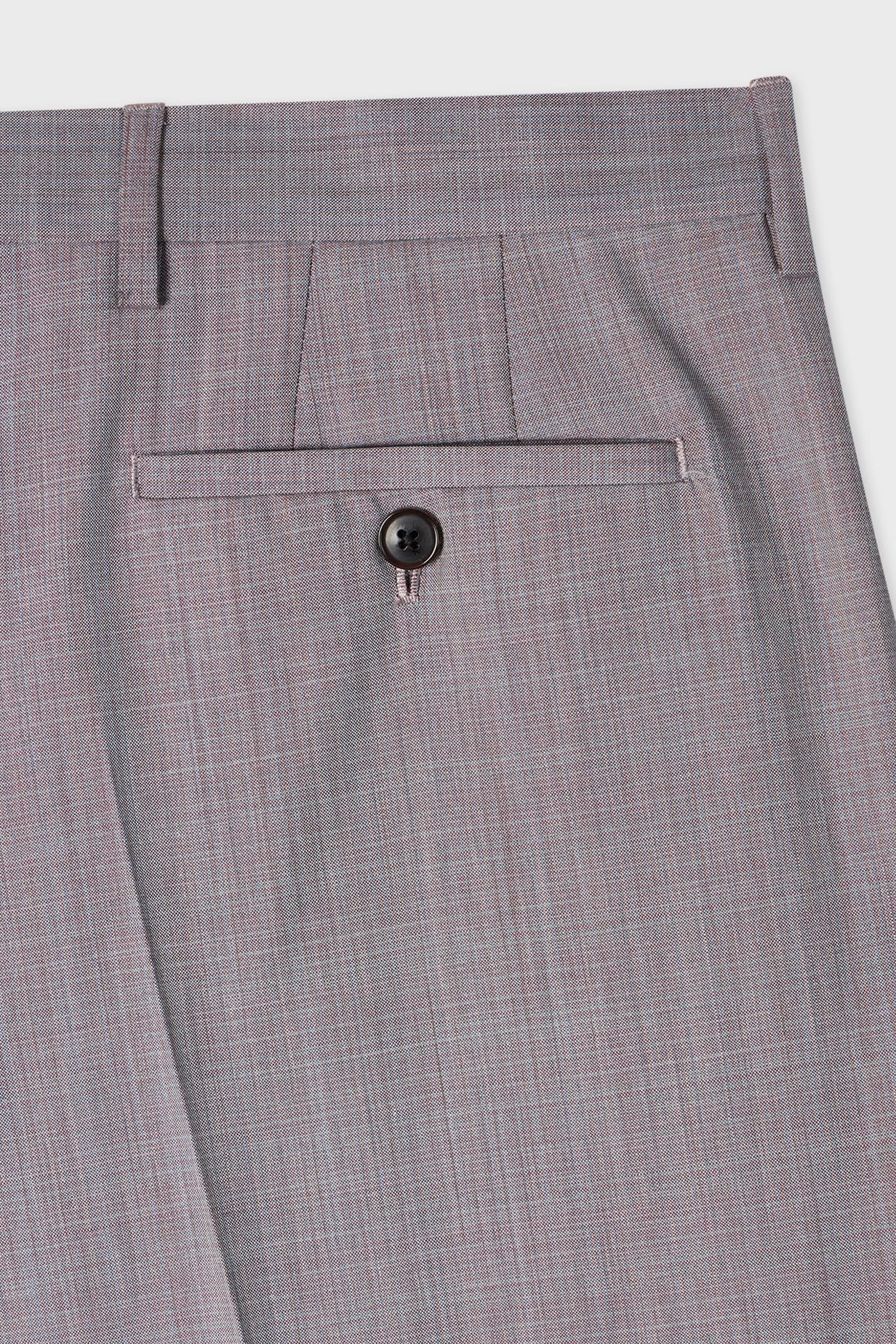 MENS TAILORED FIT 2 BUTTON SUIT TAUPE 6