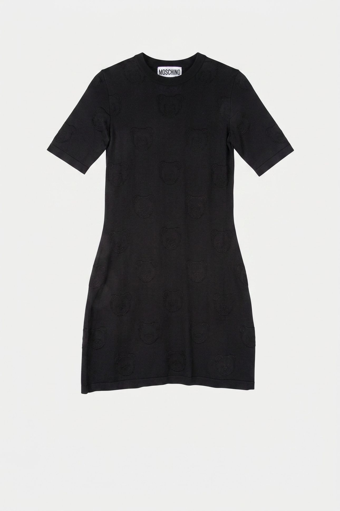KNIT DRESS BLACK 3