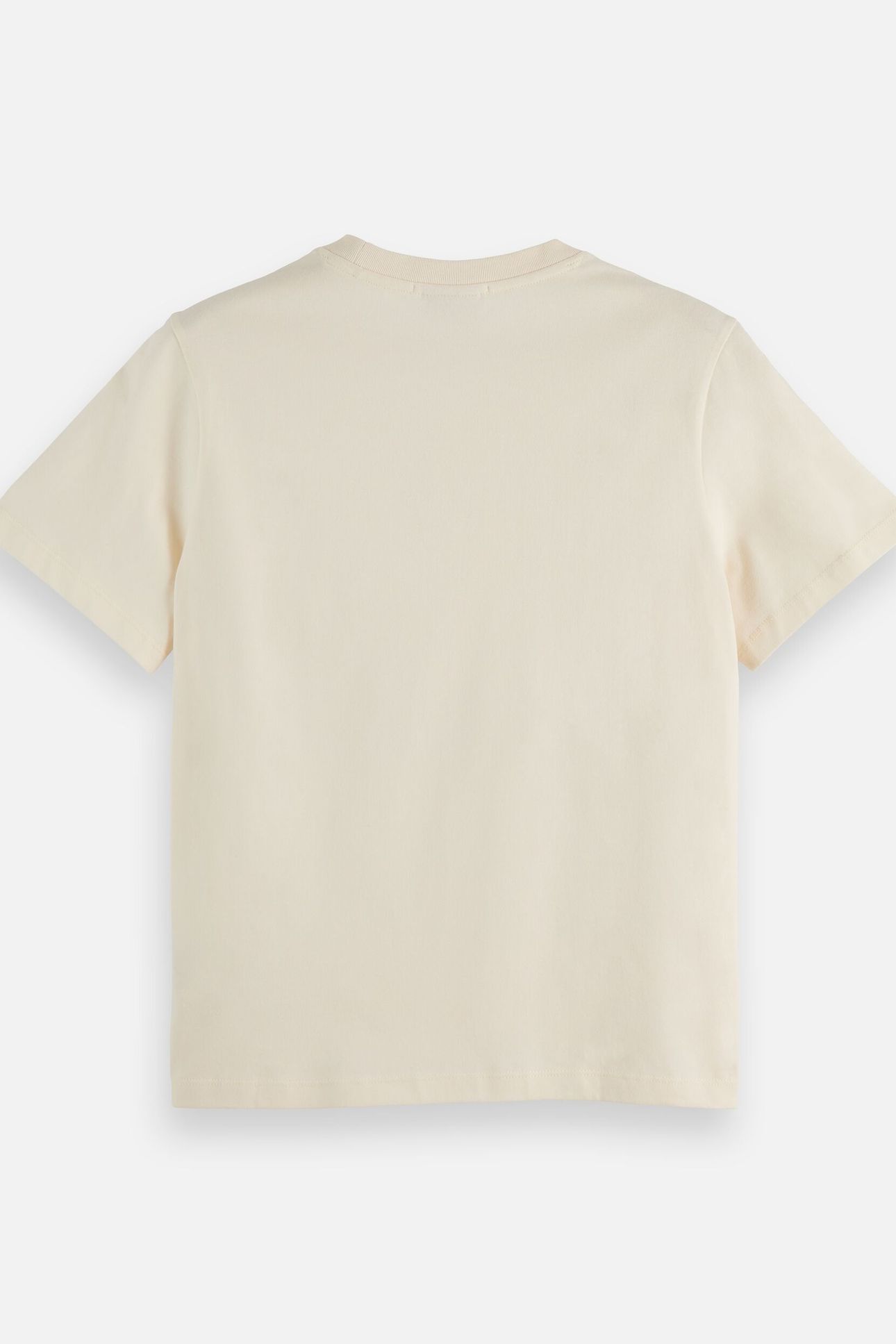 CHEST ARTWORK REGULAR T-SHIRT OFF WHITE 5