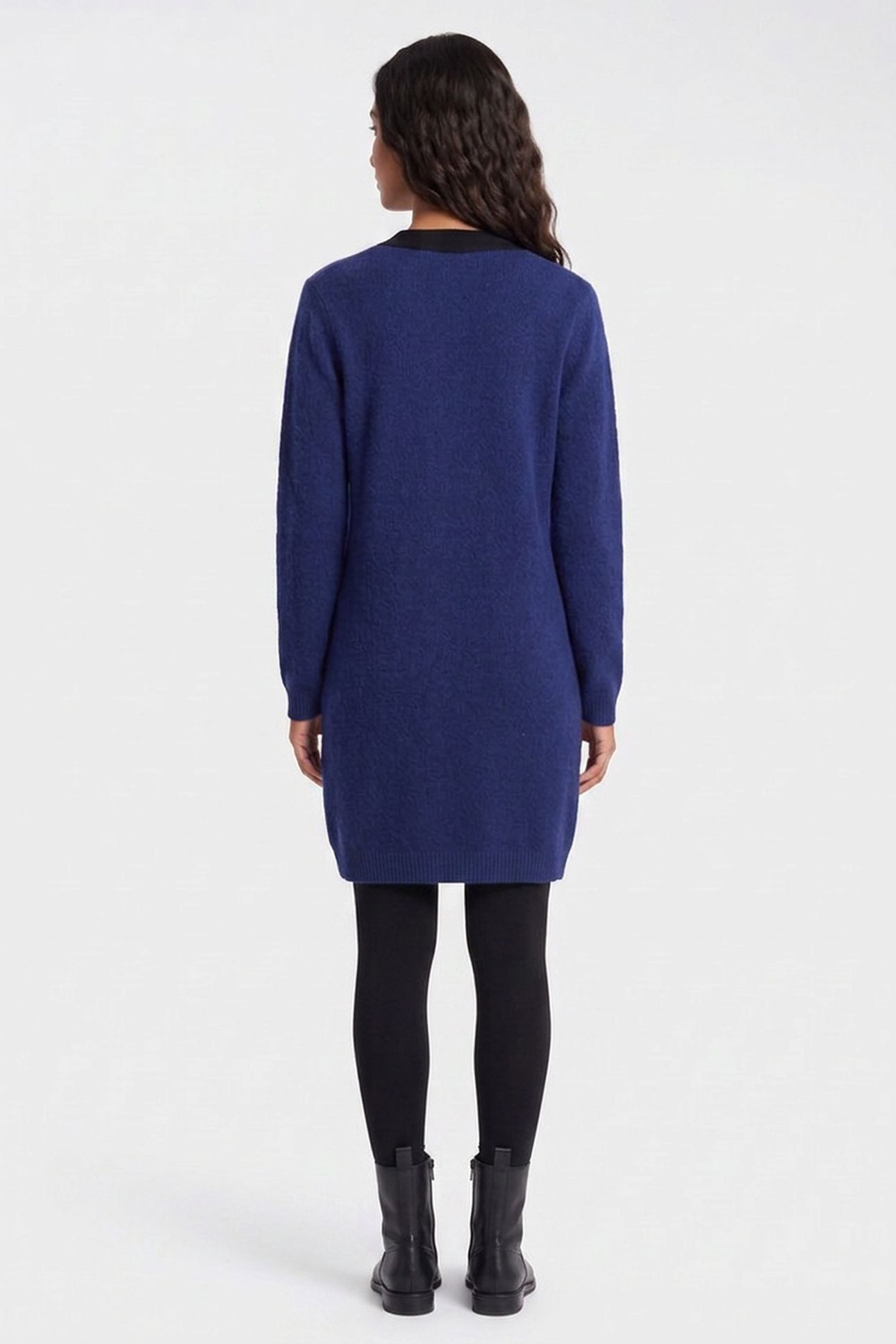 KNITTED JACKET BLUE 2