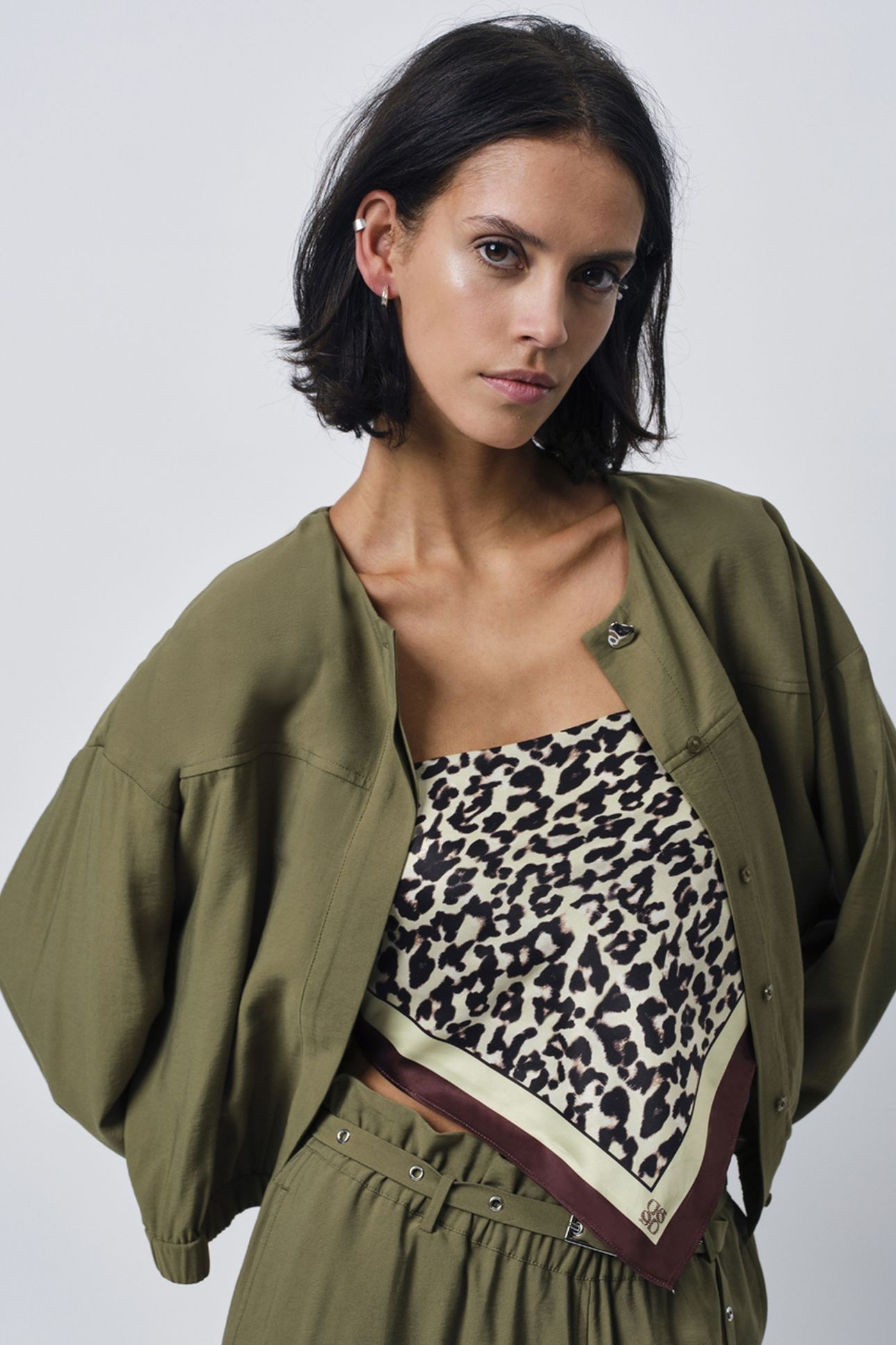 GALOU RELAXED FIT JACKET OLIVE GLOW 3
