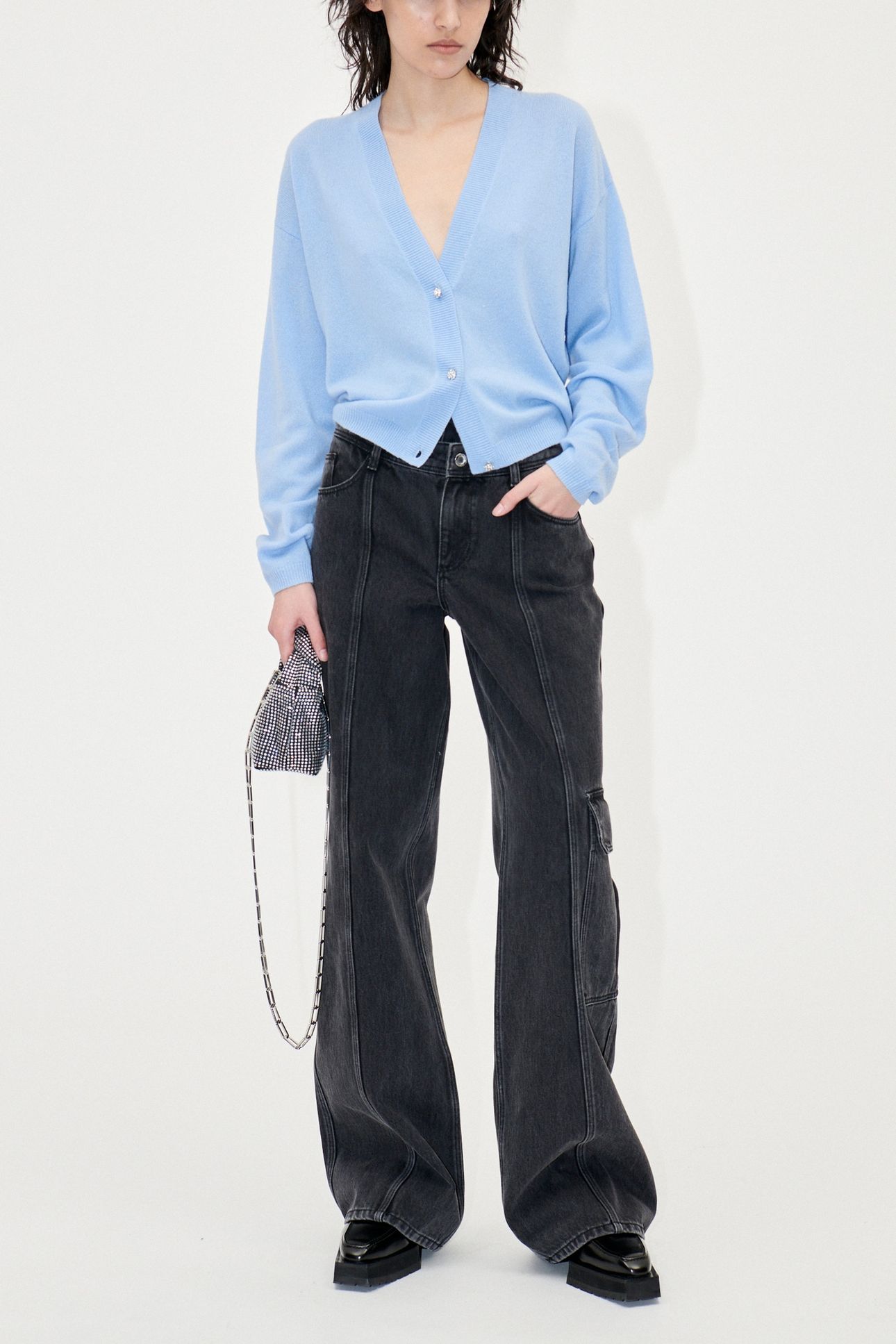 PAUL PANTS LONG STONE WASH GREY 2