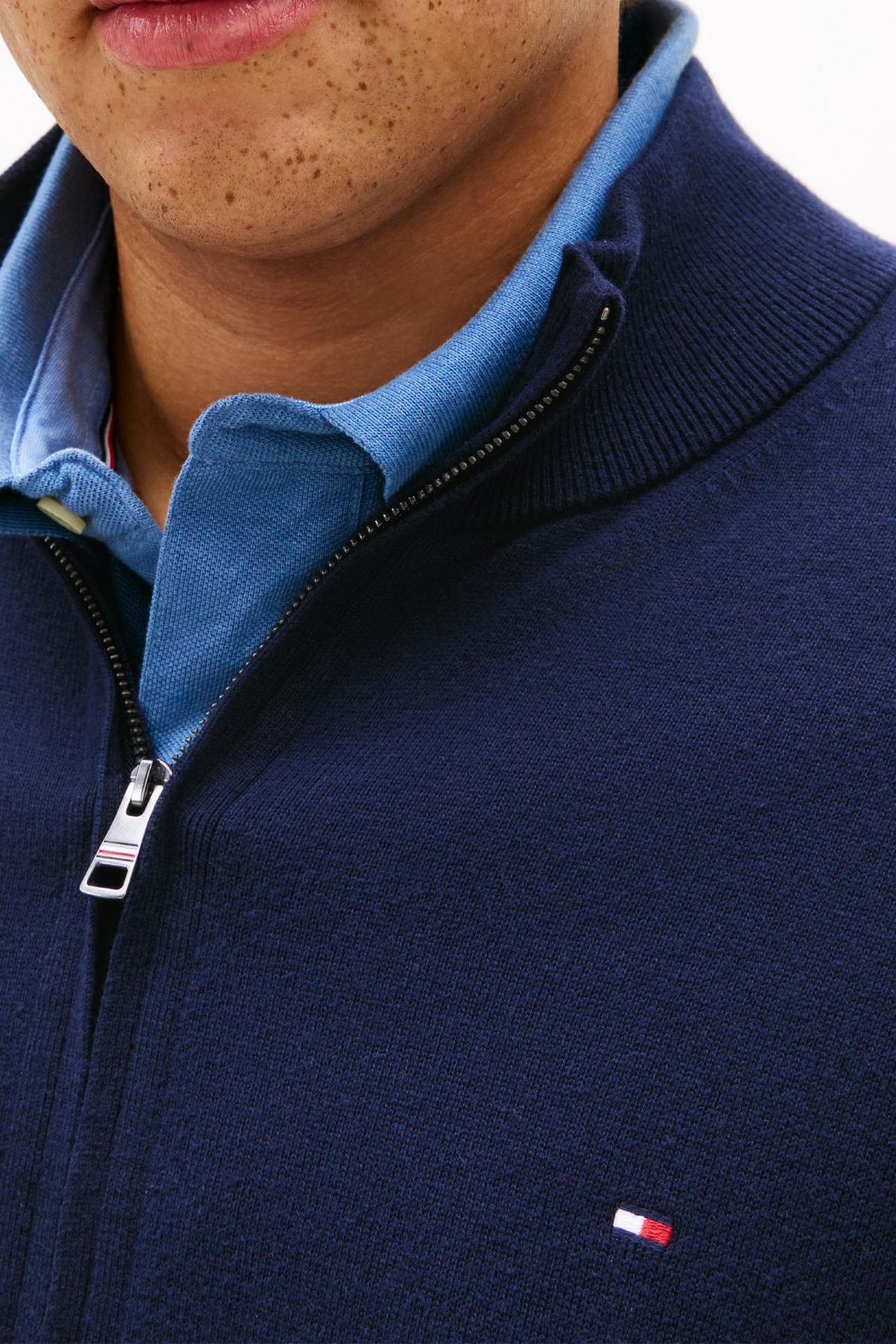 BT-PIMA COTTON CASHMERE SWEATER DESERT SKY 6