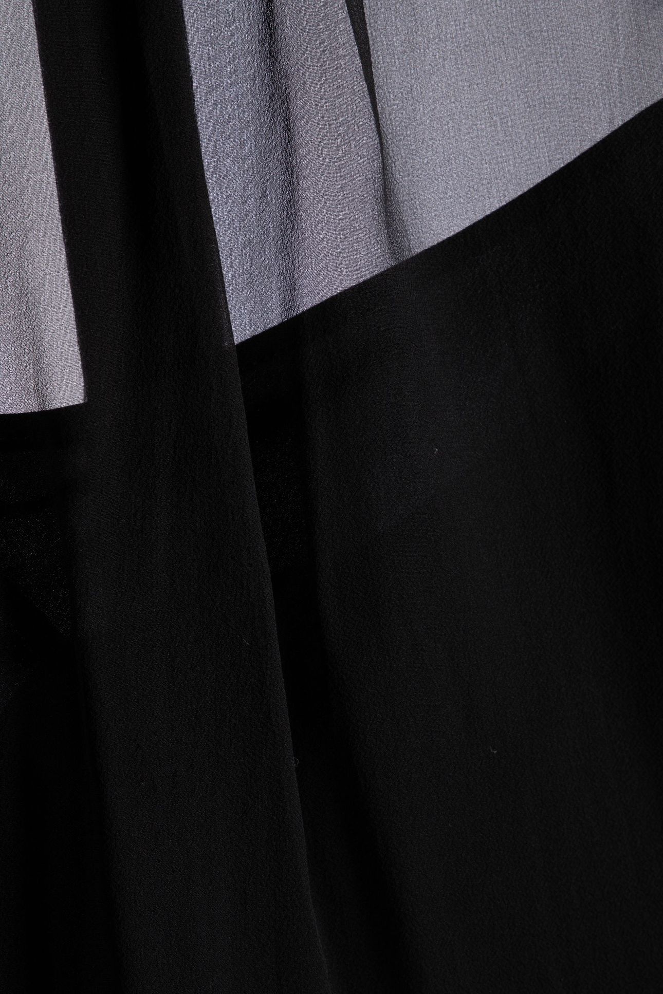 SILK CHIFFON SHIRT BLACK 4