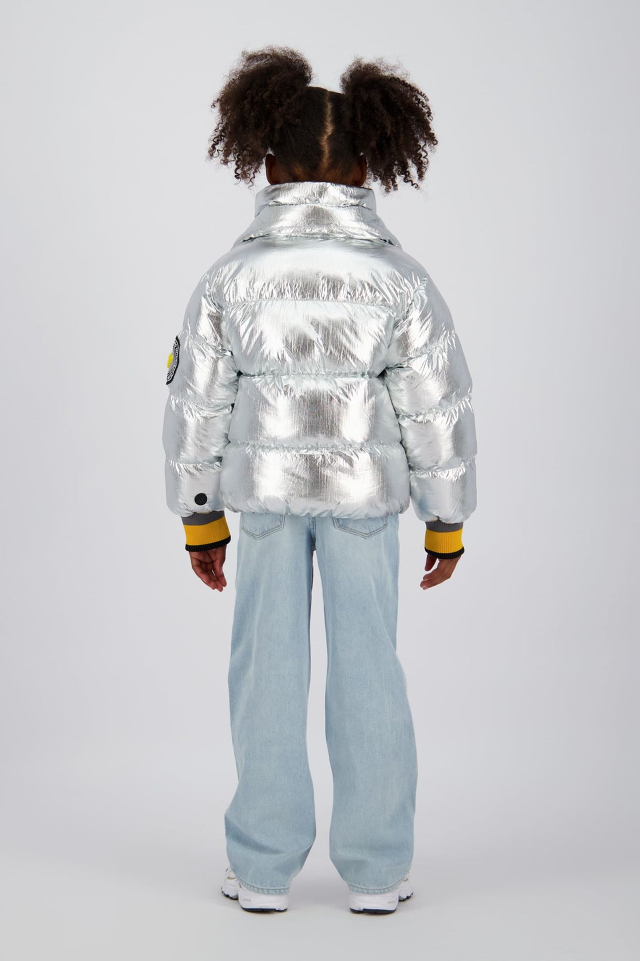 GIRLS TARAMY JACKET OUTDOOR SILVER METALLIC 2