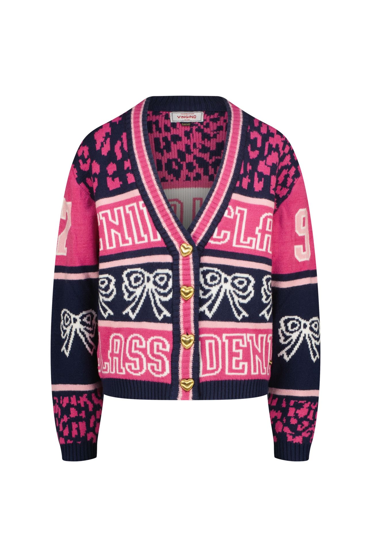 GIRLS MINDY CARDIGAN DARK BLUE 4