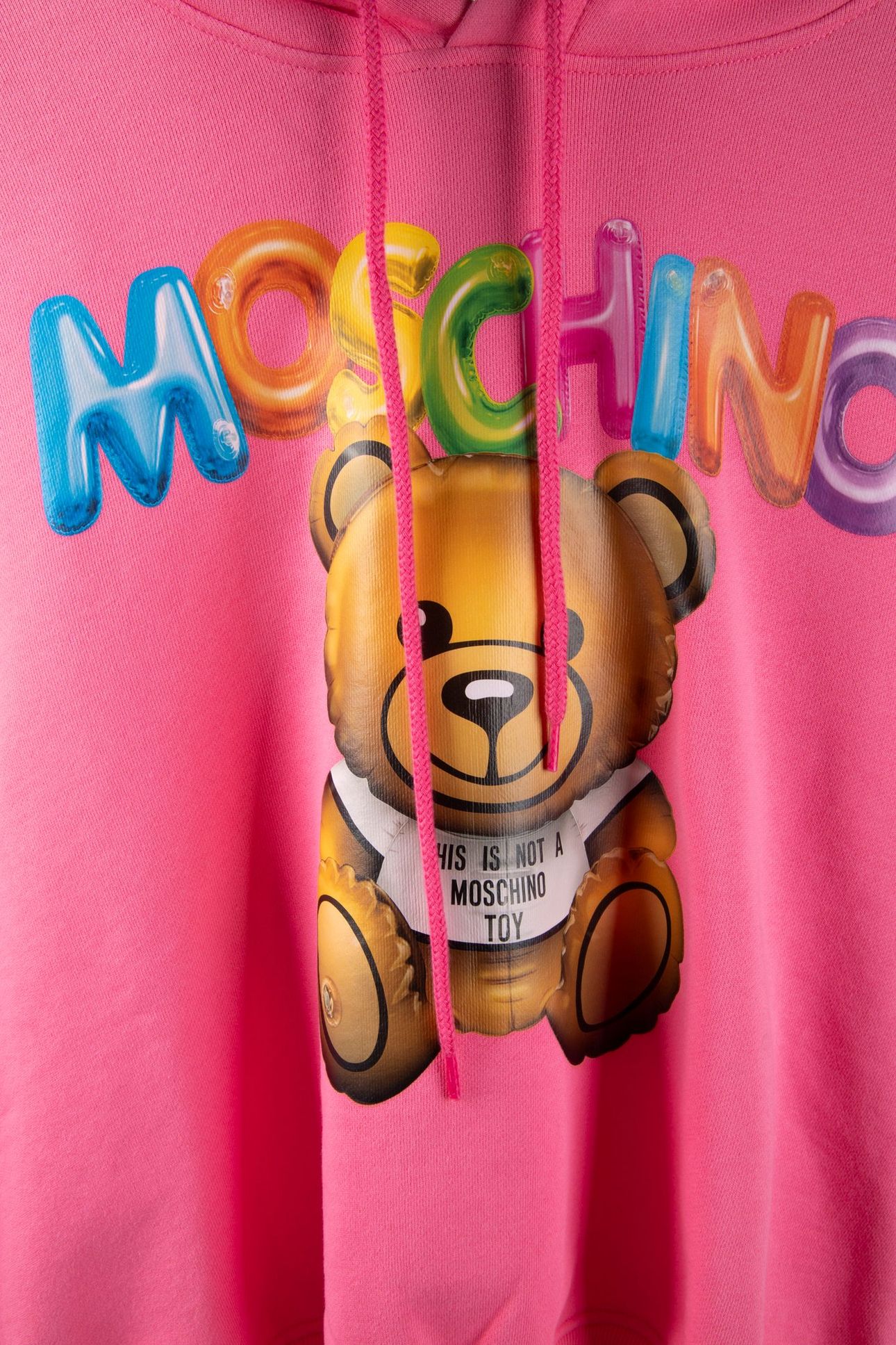 INFLATABLE TEDDY BEAR HOODIE PINK 4