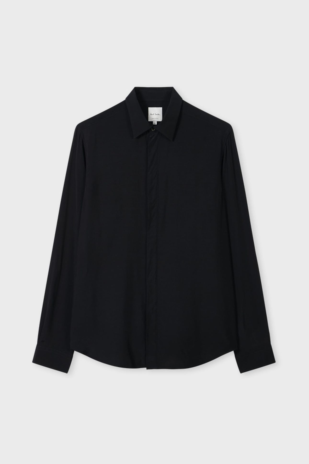 MENS S/C SLIM FIT SHIRT BLACK 4