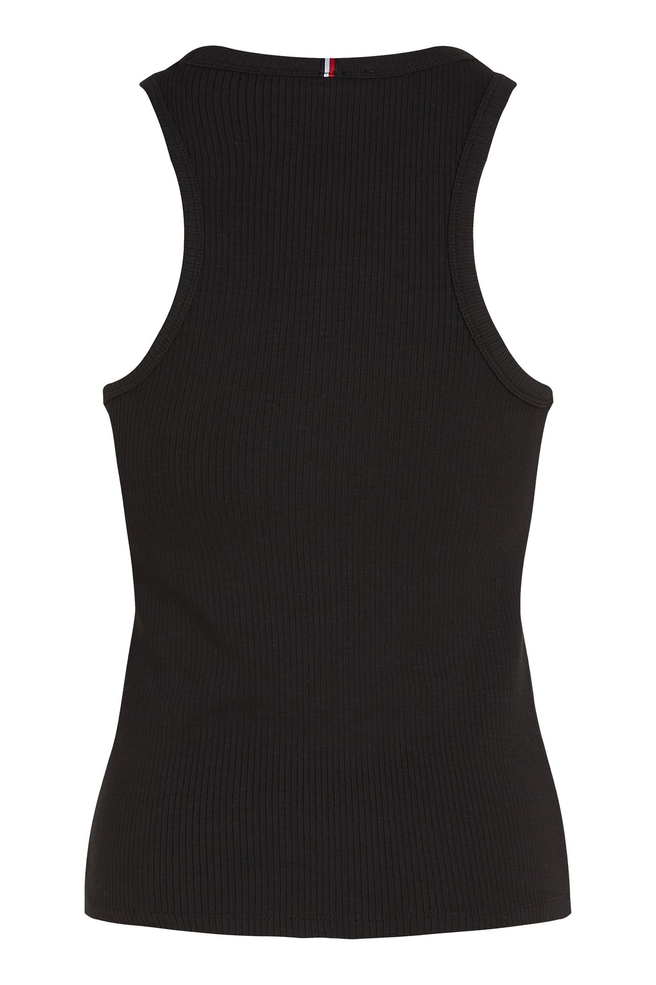 SLIM 5X2 RIB TANK TOP BLACK 5