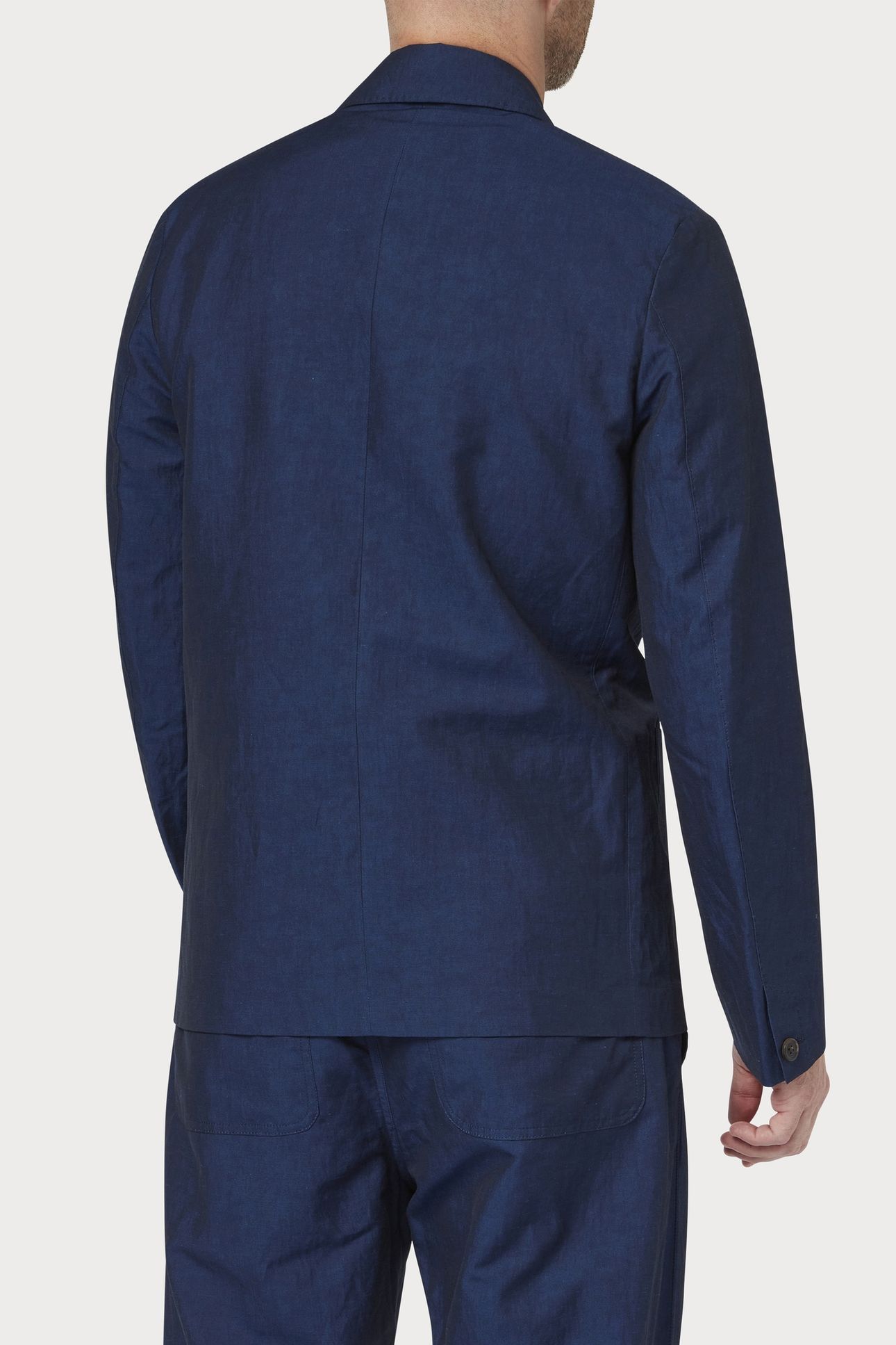 MENS 4BTN CASUAL JKT INDIGO 5