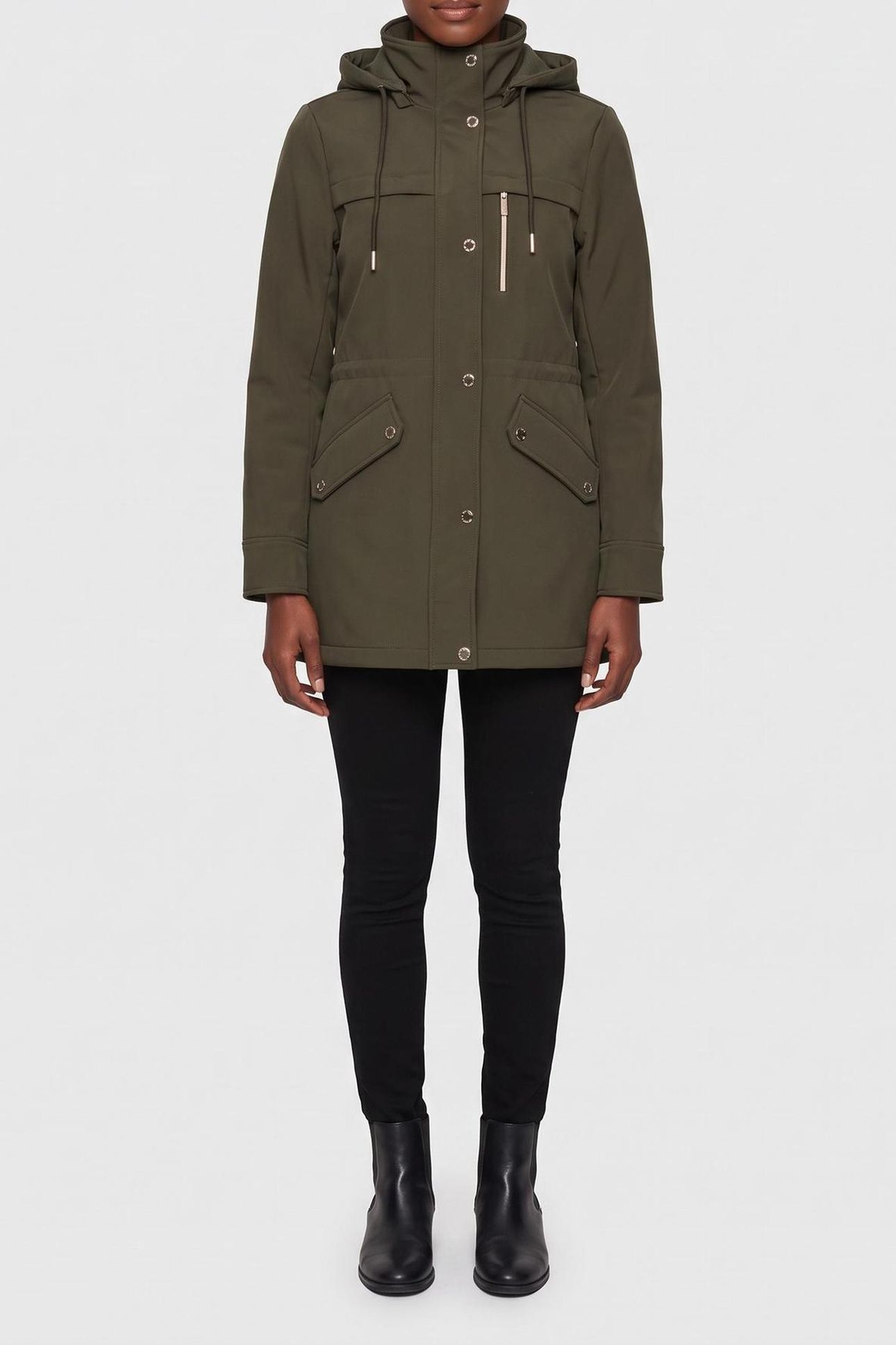 SNAP FRONT W PATCH POCKETS OLIVE 1