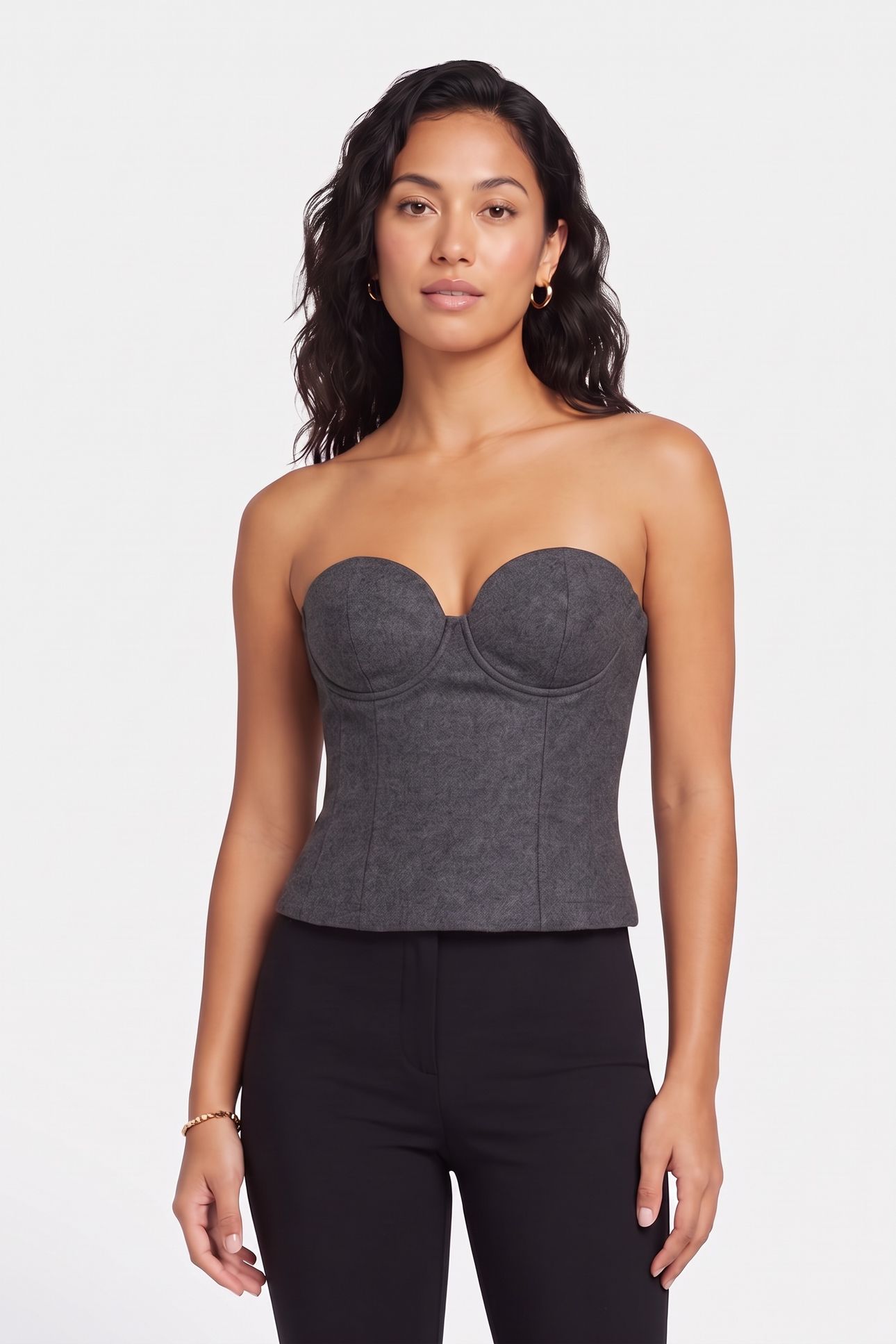LA BALDWIN CORSET GREY 1