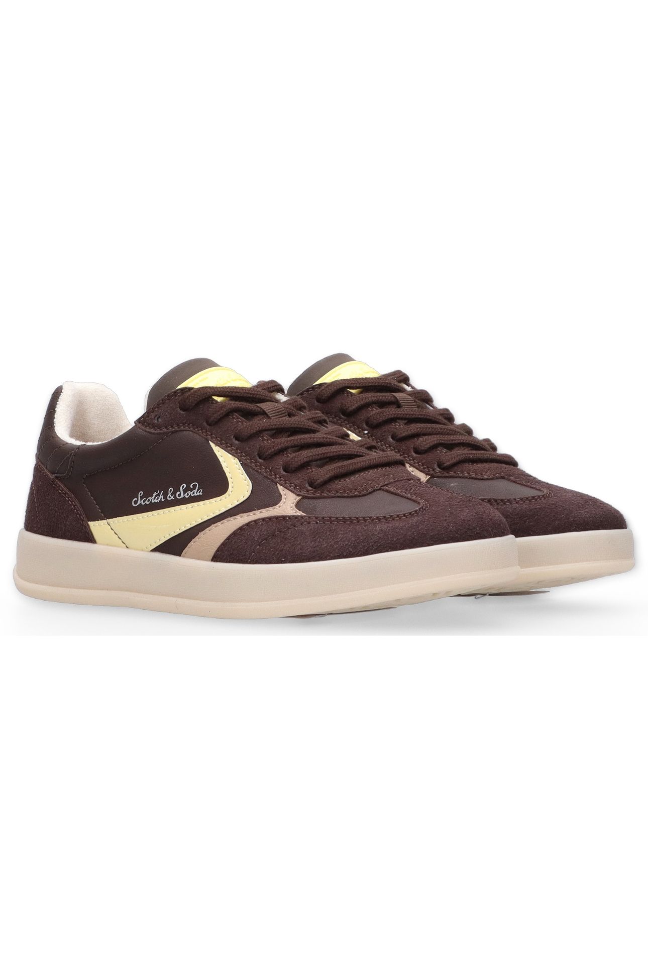 VICKY SNEAKERS DARK-BROWN MULTI 2