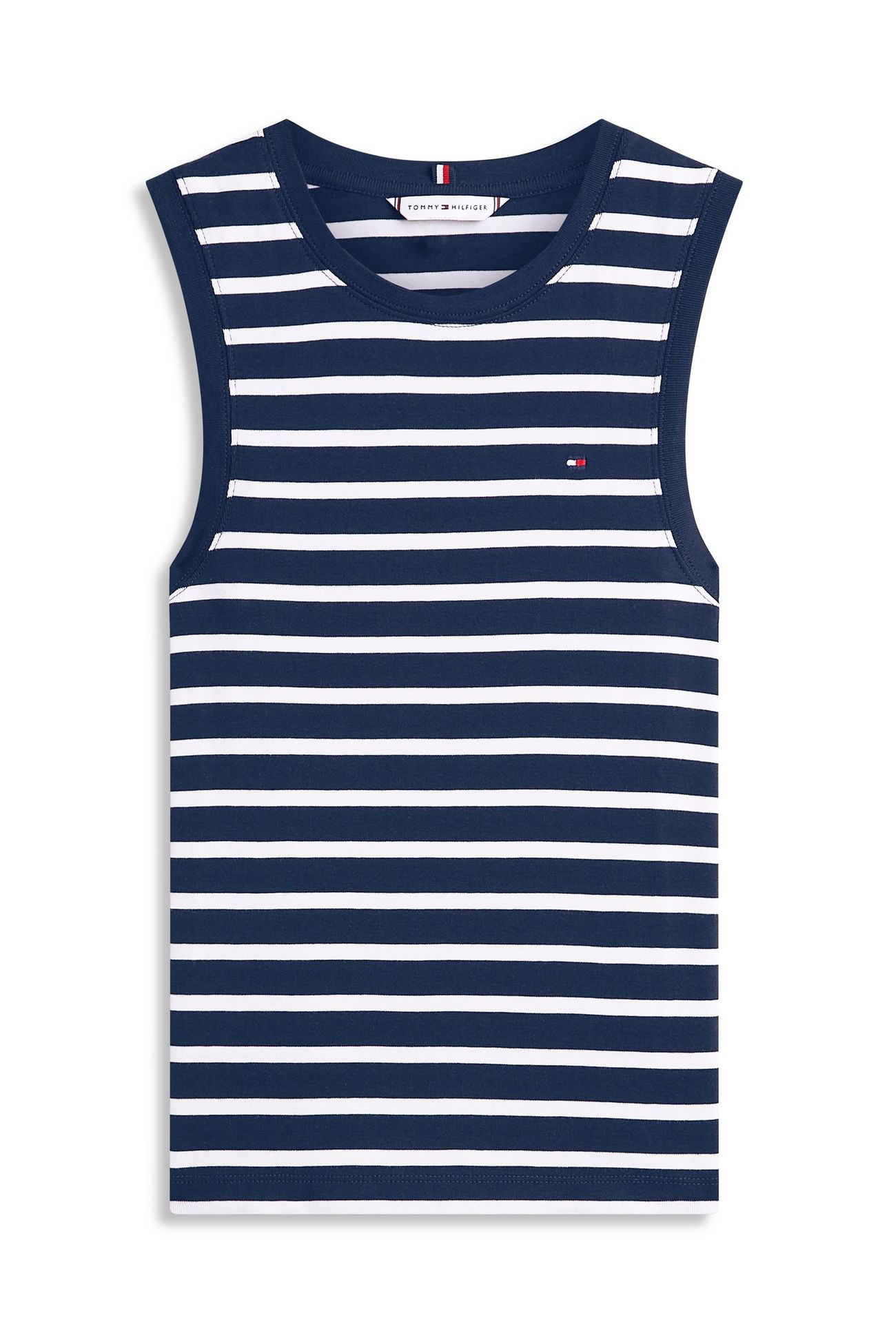 SLIM CODY C-NECK TANK BRETON STRIPE DARK NIGHT/ECRU 3