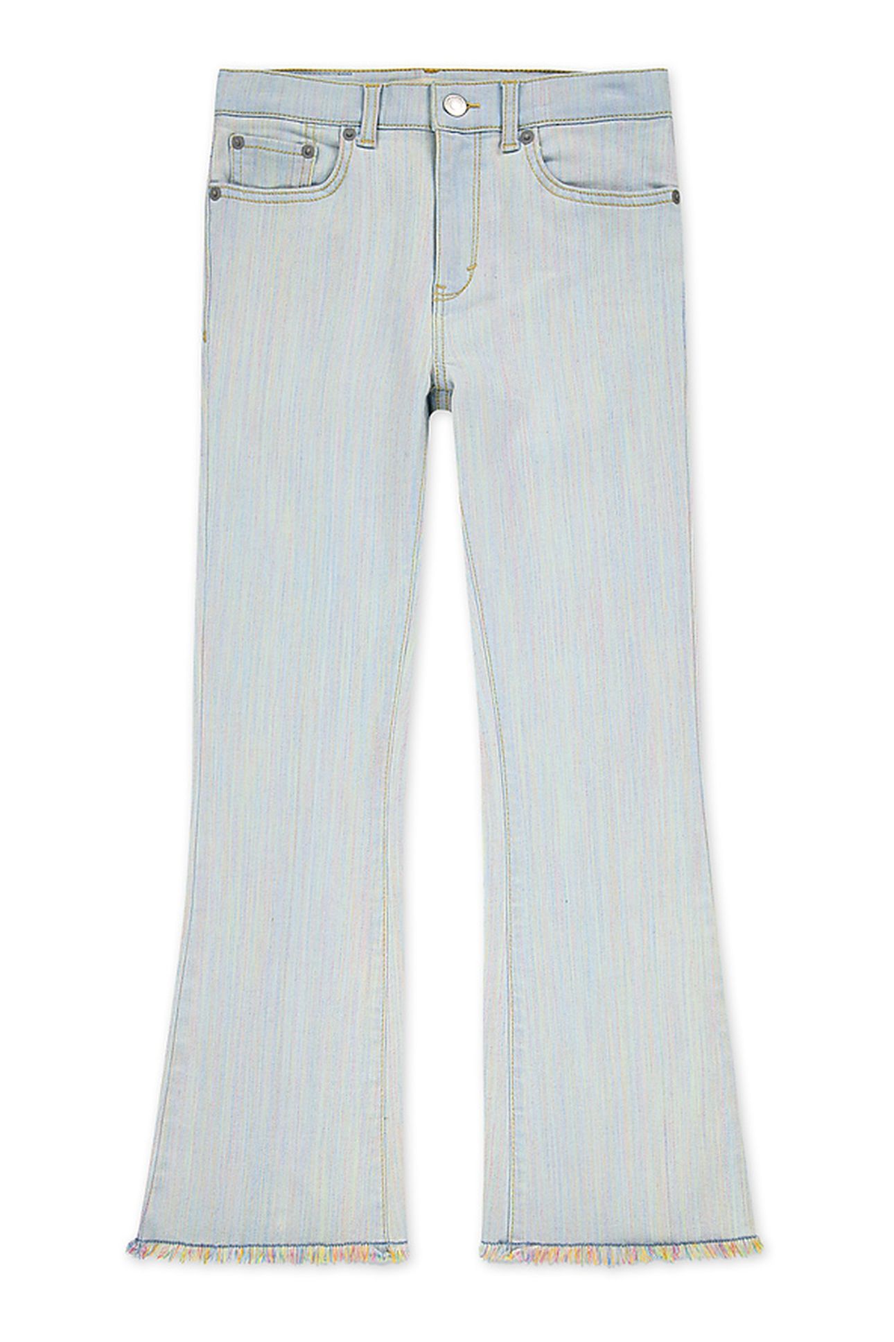 GIRLS RAINBOW STRIPE FLARE OVER THE RAINBOW 1