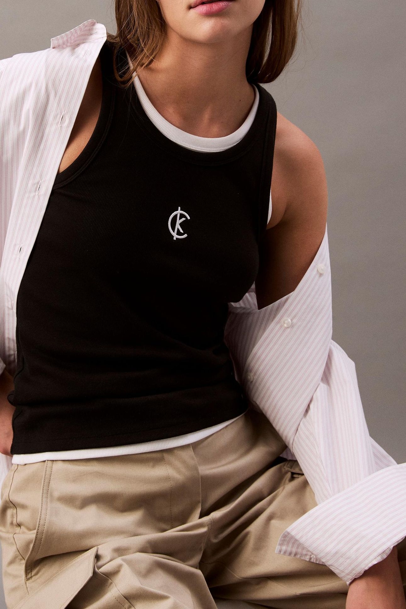 SL COTTON CONTOUR RIB BLACK 5