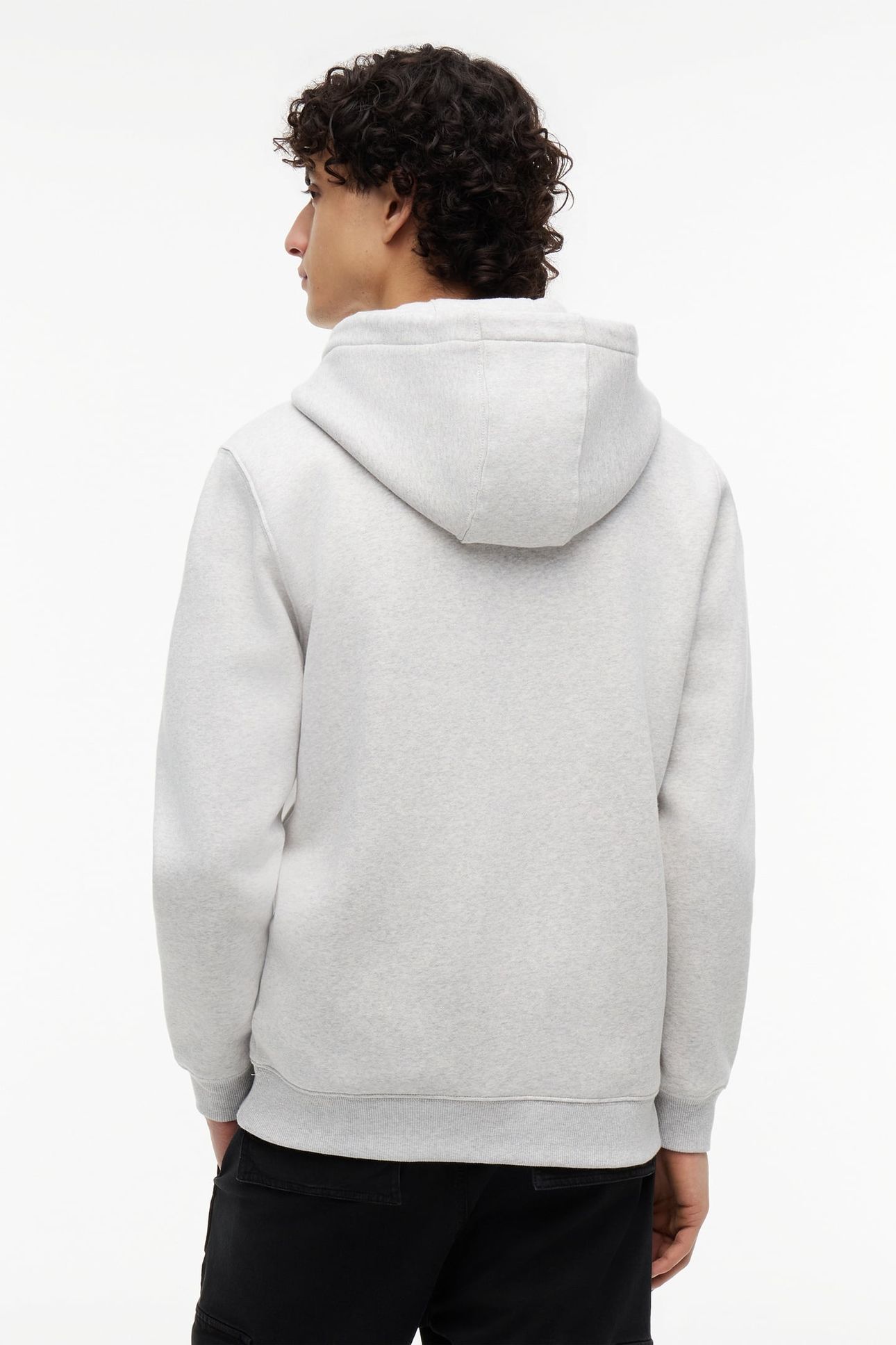 TJM REG FLAG ZIP THRU SILVER GREY HEATHER 2