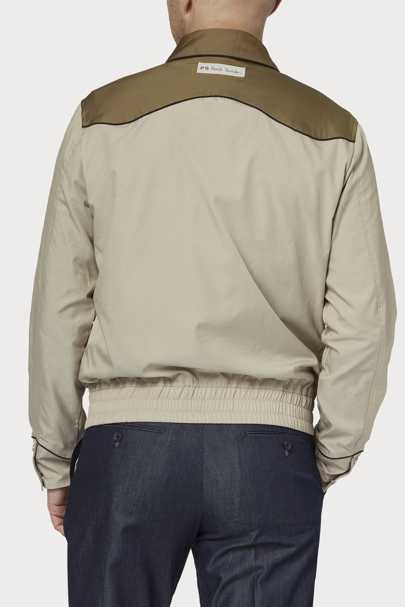 MENS BOMBER JACKET MEDIUM BEIGE 2