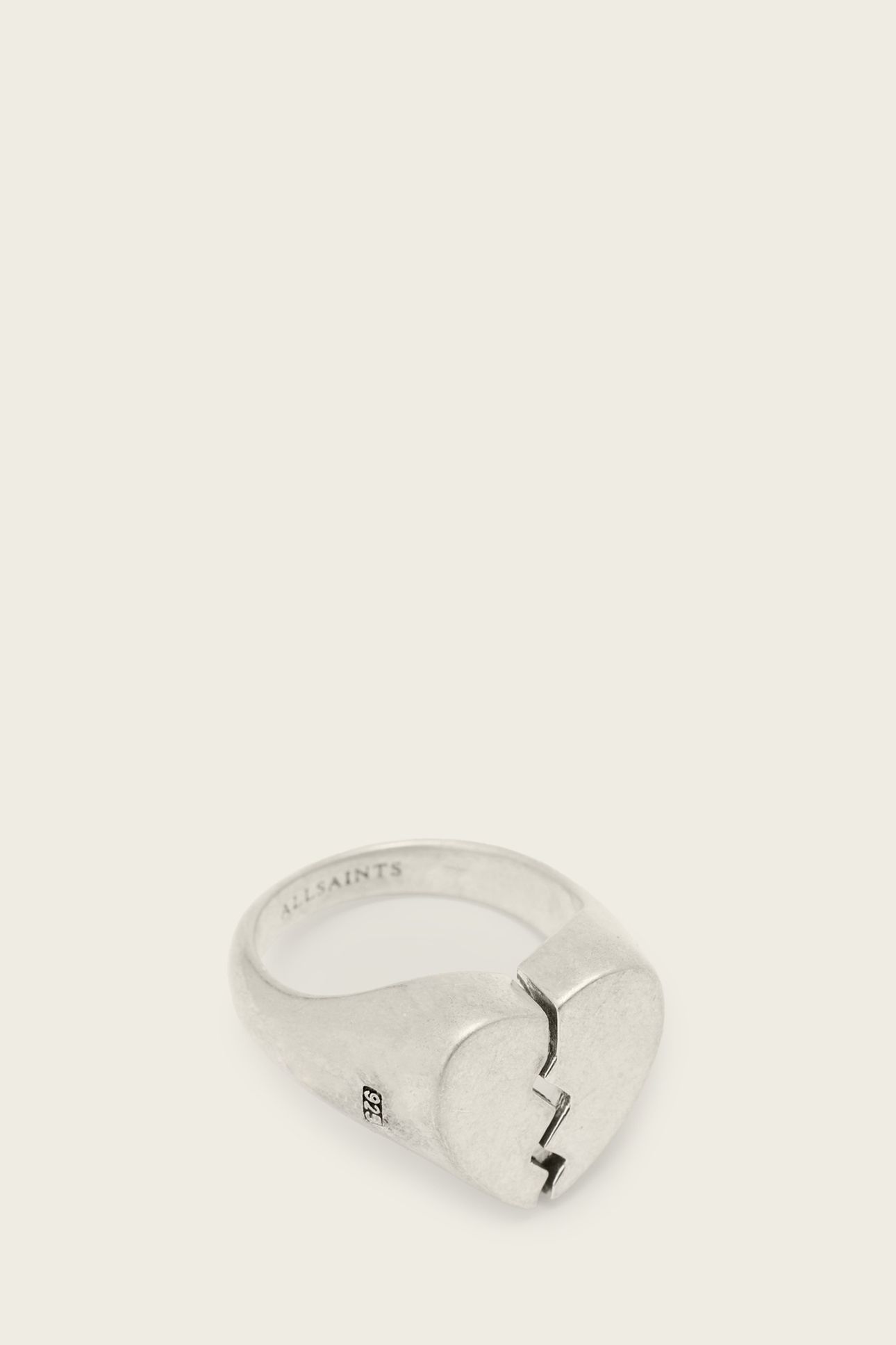 BROKEN HEART RING SILVER 3