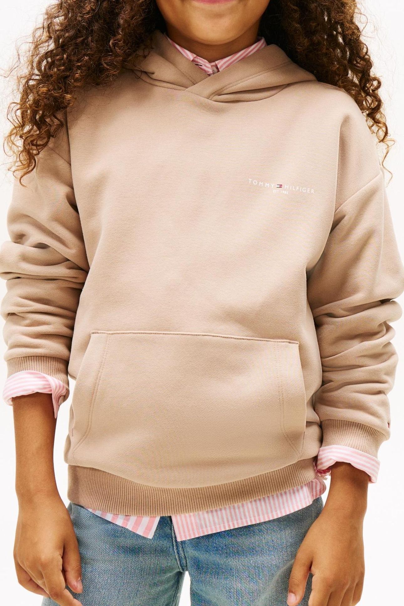 UNISEX MINI CORP HOODIE MALTED MILK 4
