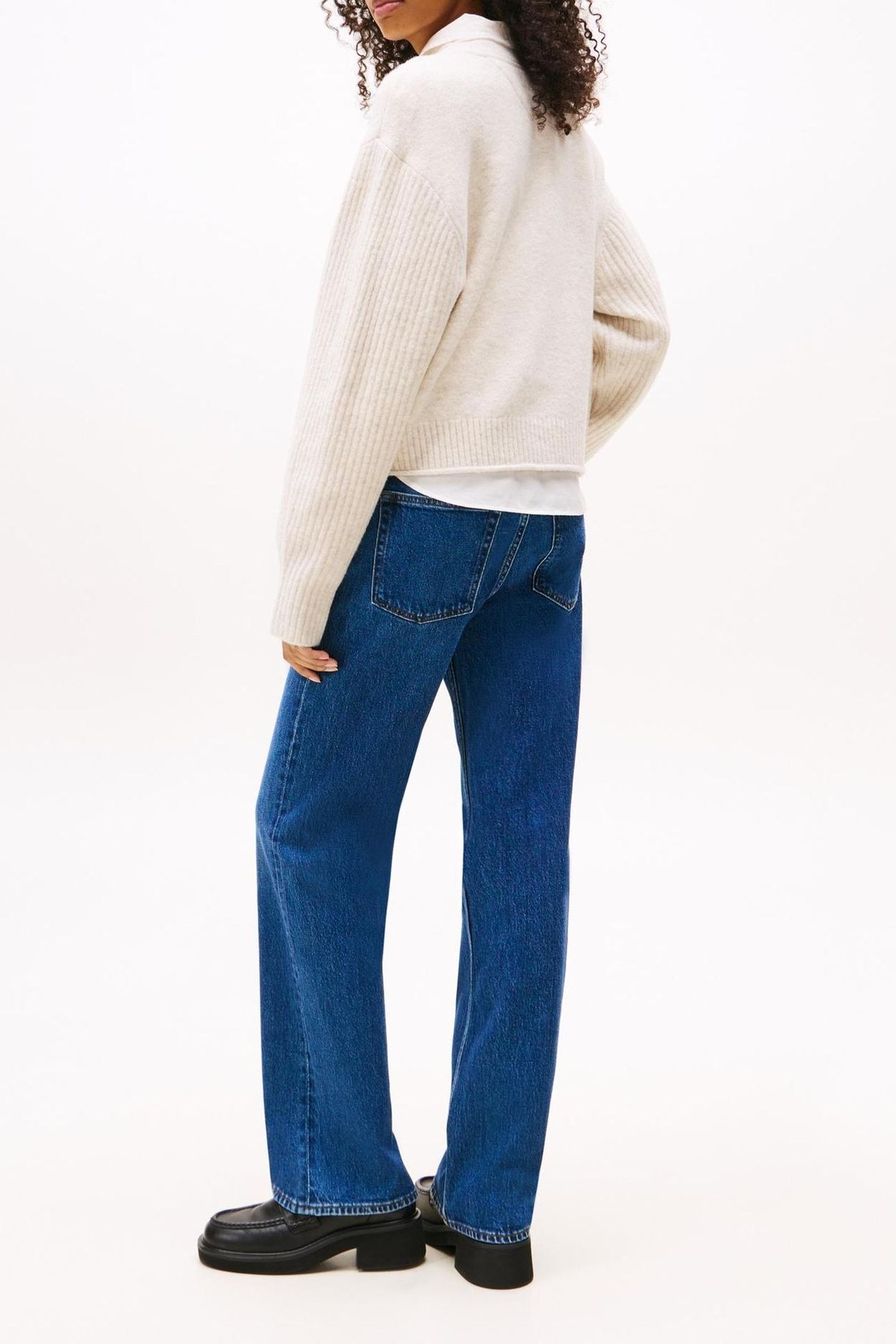 TJW MELANGE FLAG SWEATER ANCIENT WHITE HEATHER 2