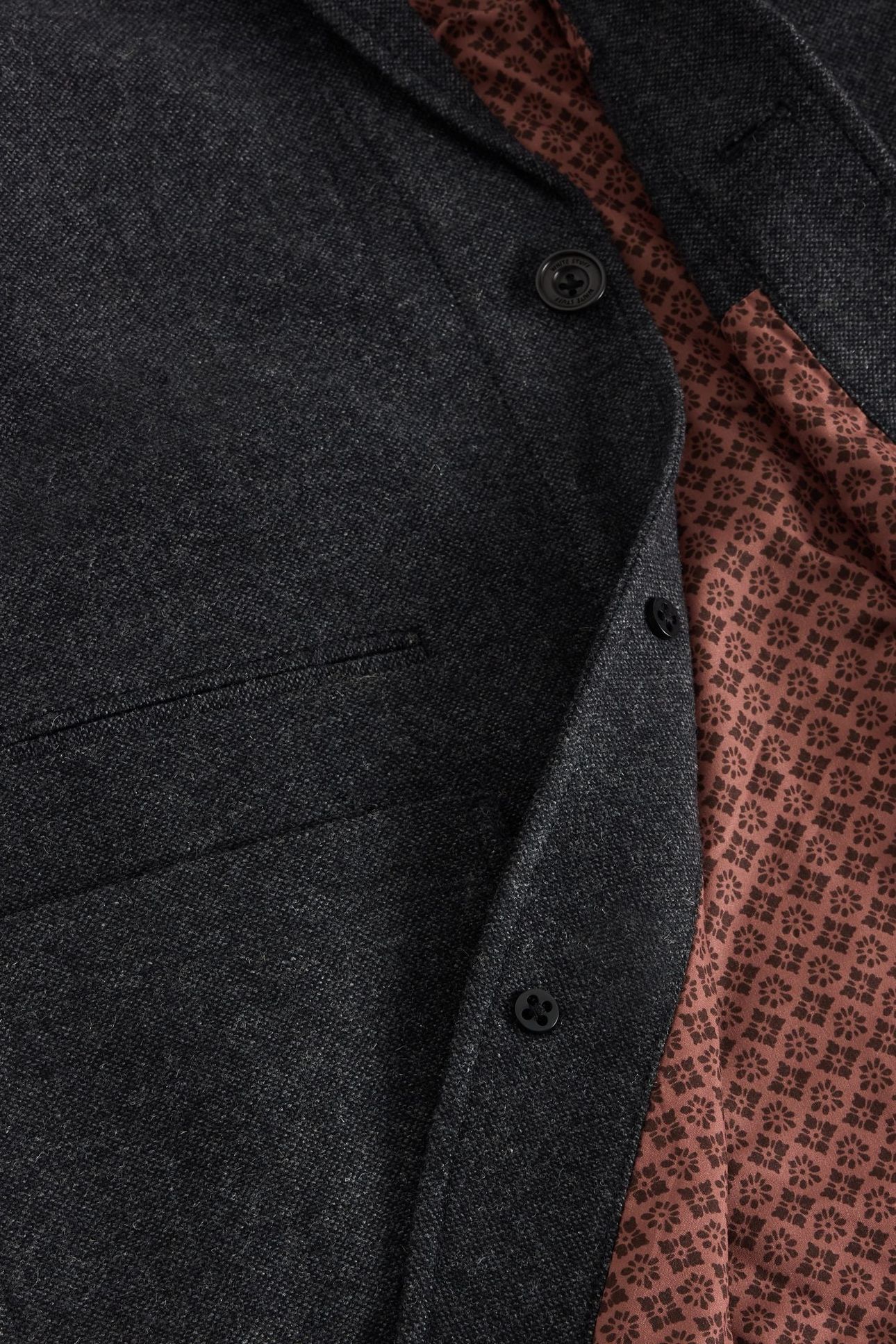 MCKAY WOOL BLAZER CHARCOAL GREY 5