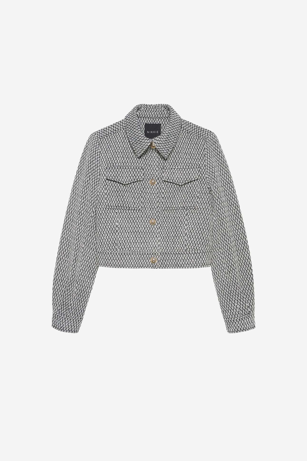 ENON JACKET BLACK/WHITE 2