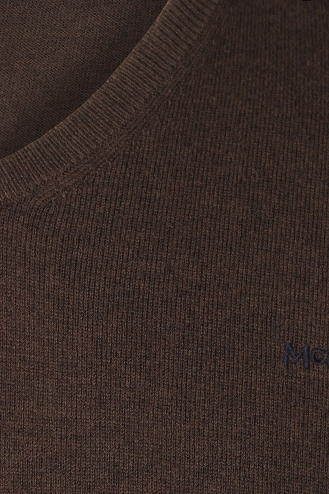 V-NECK SWEATER CHOCOLATE BROWN 3