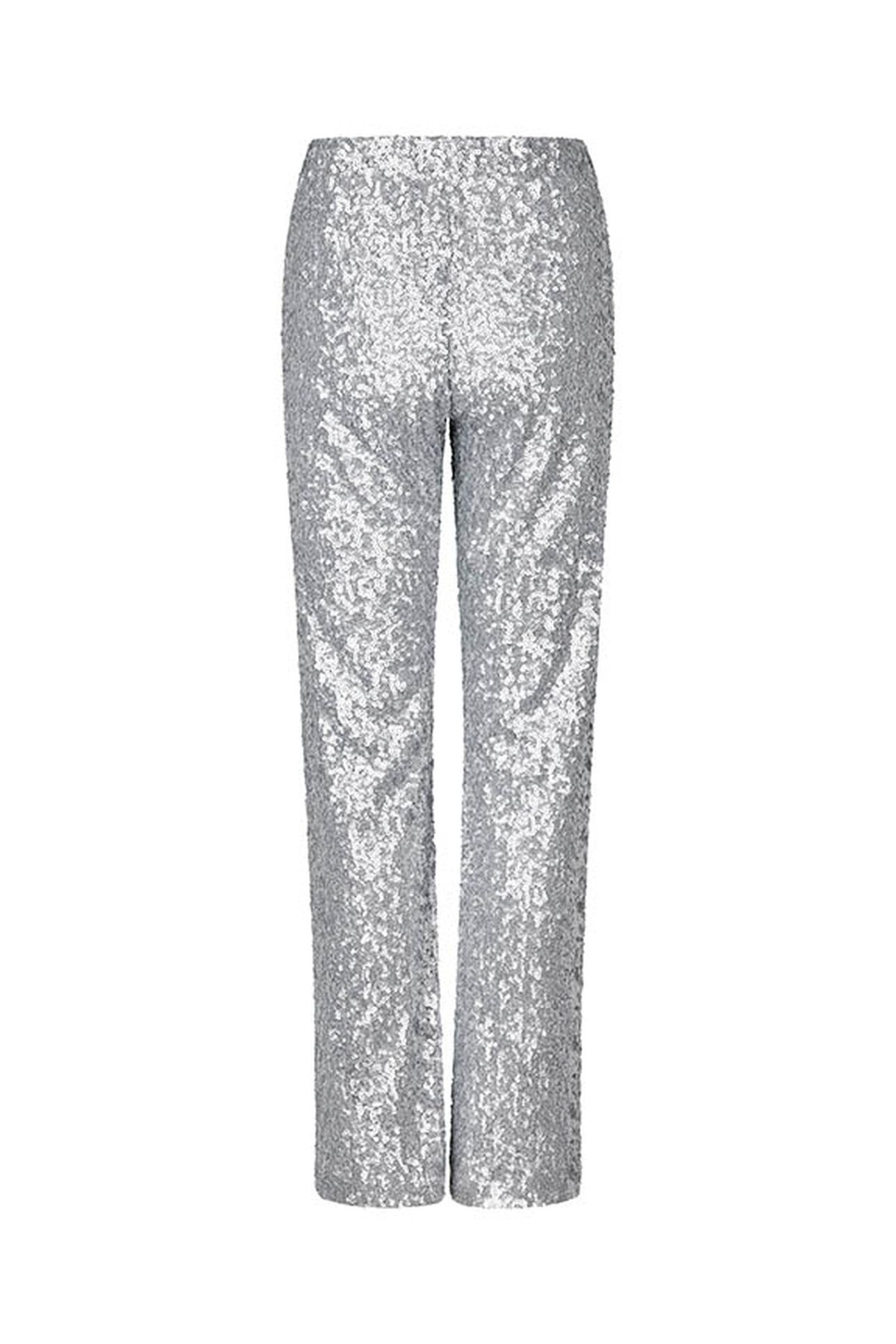 ELASTICATED STRAIGHT LONG PANTS STEEL GREY 4
