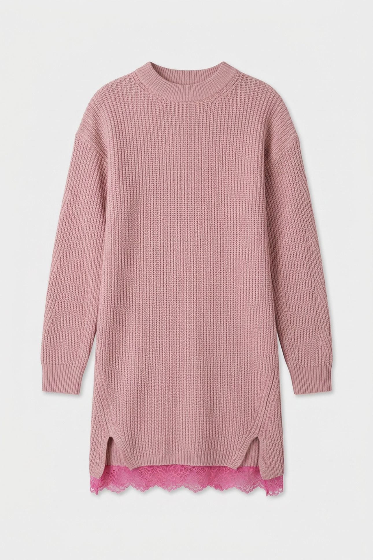 KNIT DRESS PINK 3