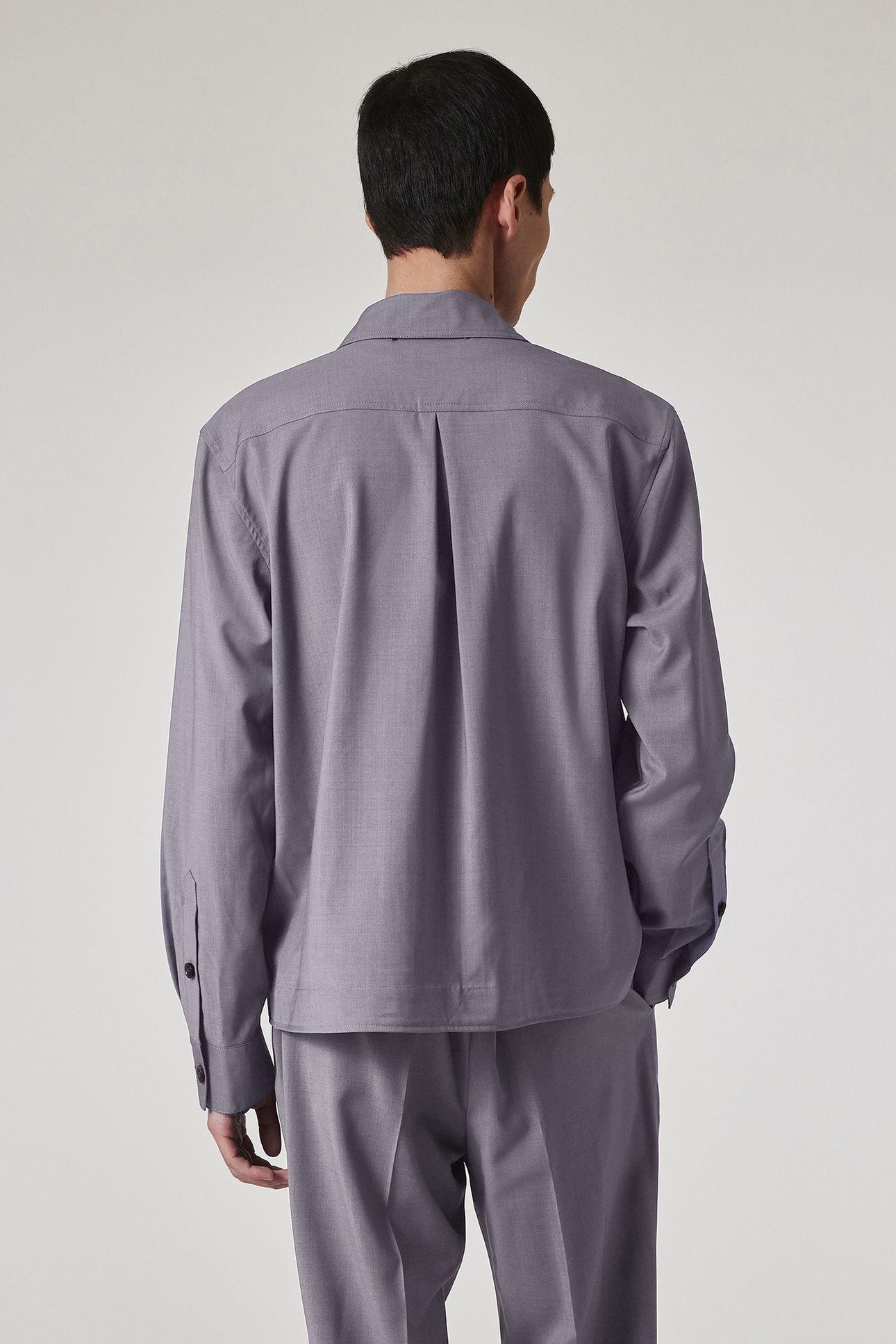 MENS ZIP SHIRT JACKET DARK VIOLET 6