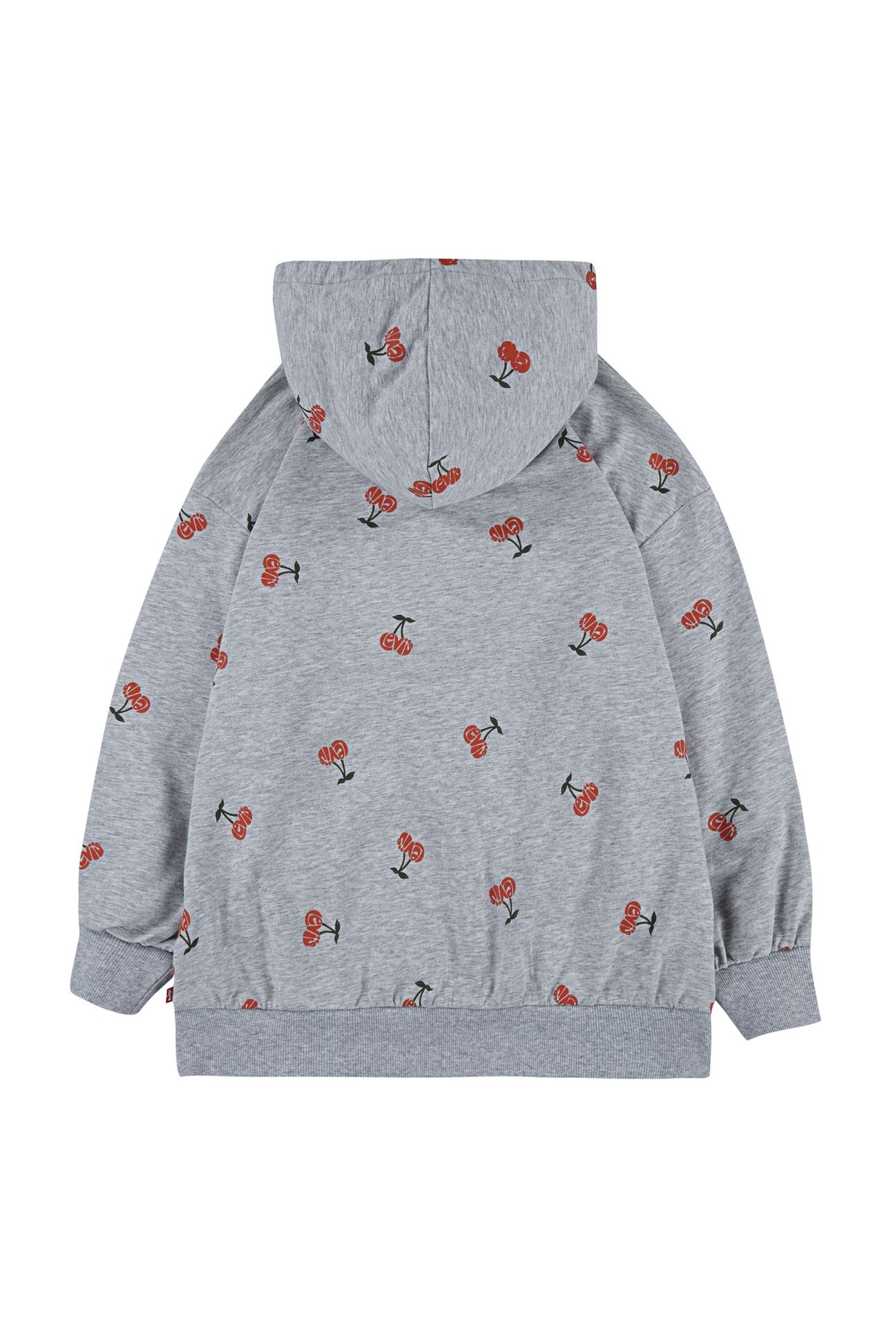 GIRLS OVERSIZED HOODIE GRAY HEATHER 2