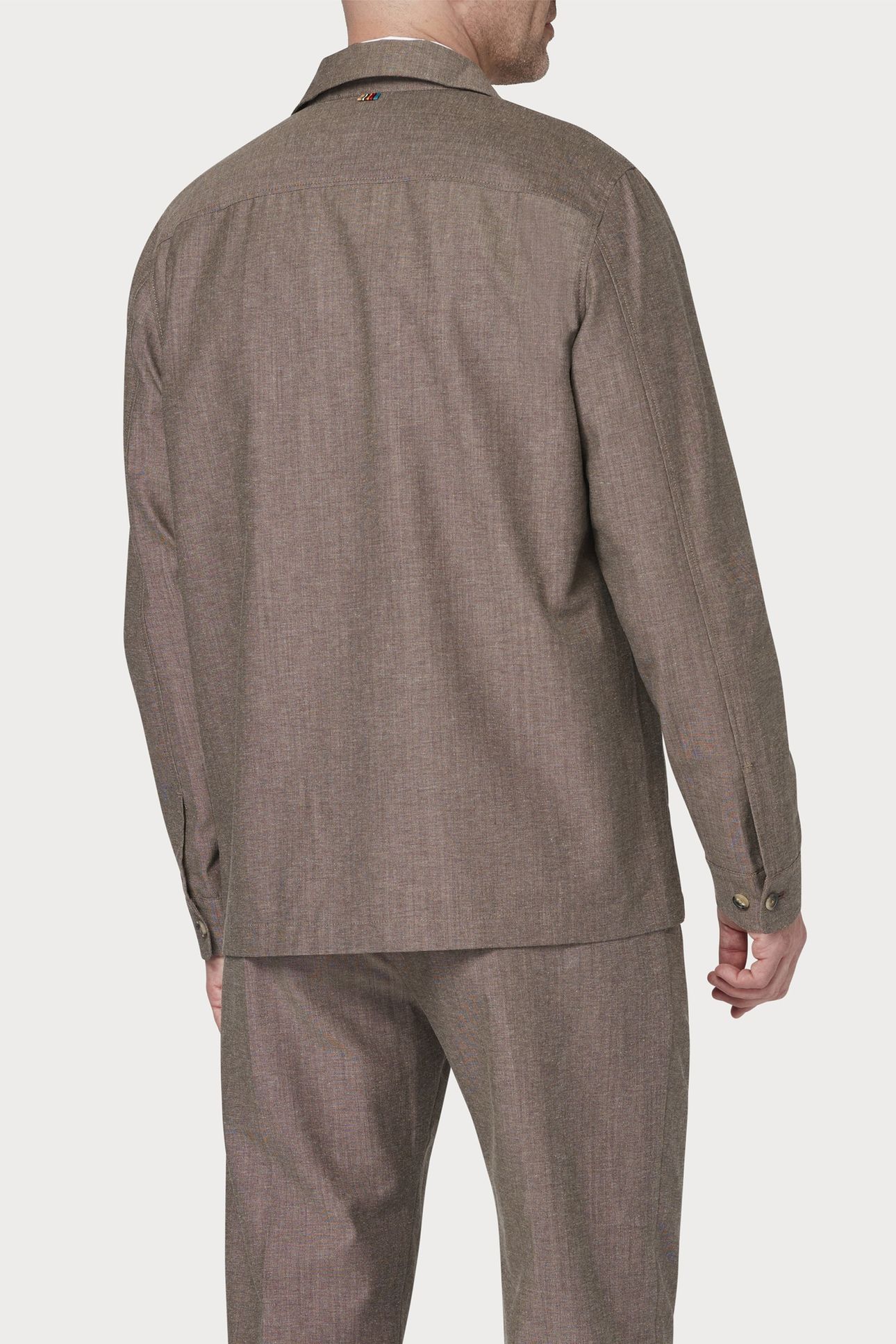 MENS SHIRT JACKET MEDIUM BEIGE 5