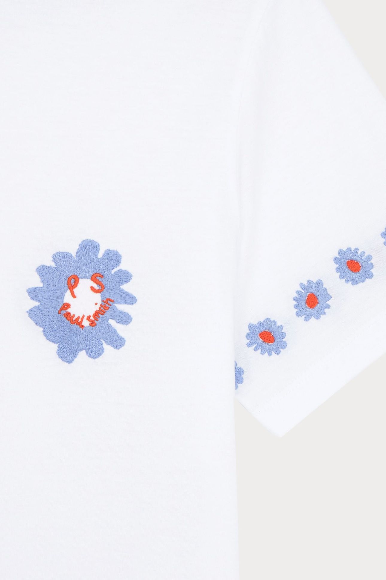 WOMENS DAISY EMB T-SHIRT WHITE 8