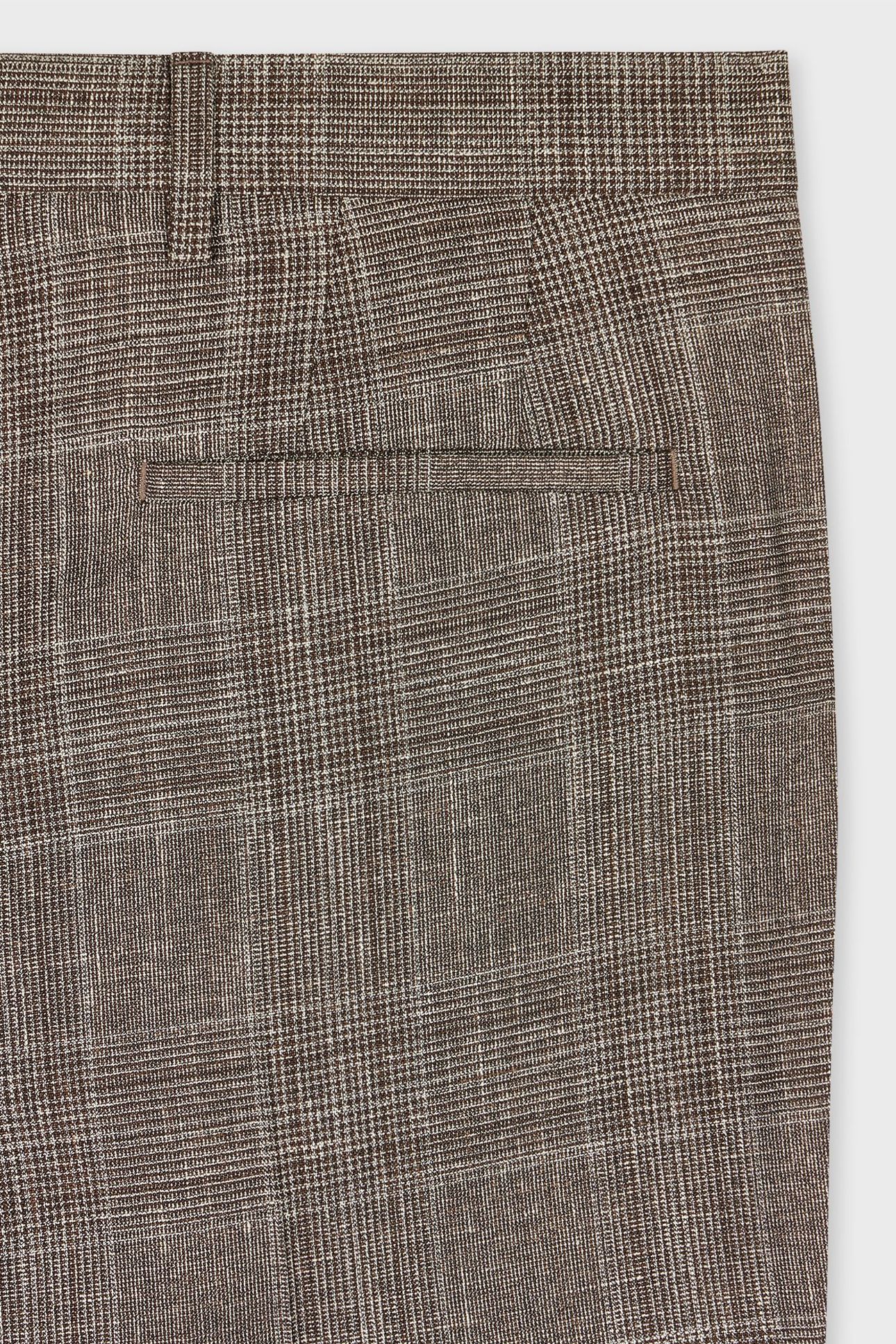 MENS SLIM FIT TROUSER GREY BEIGE 6