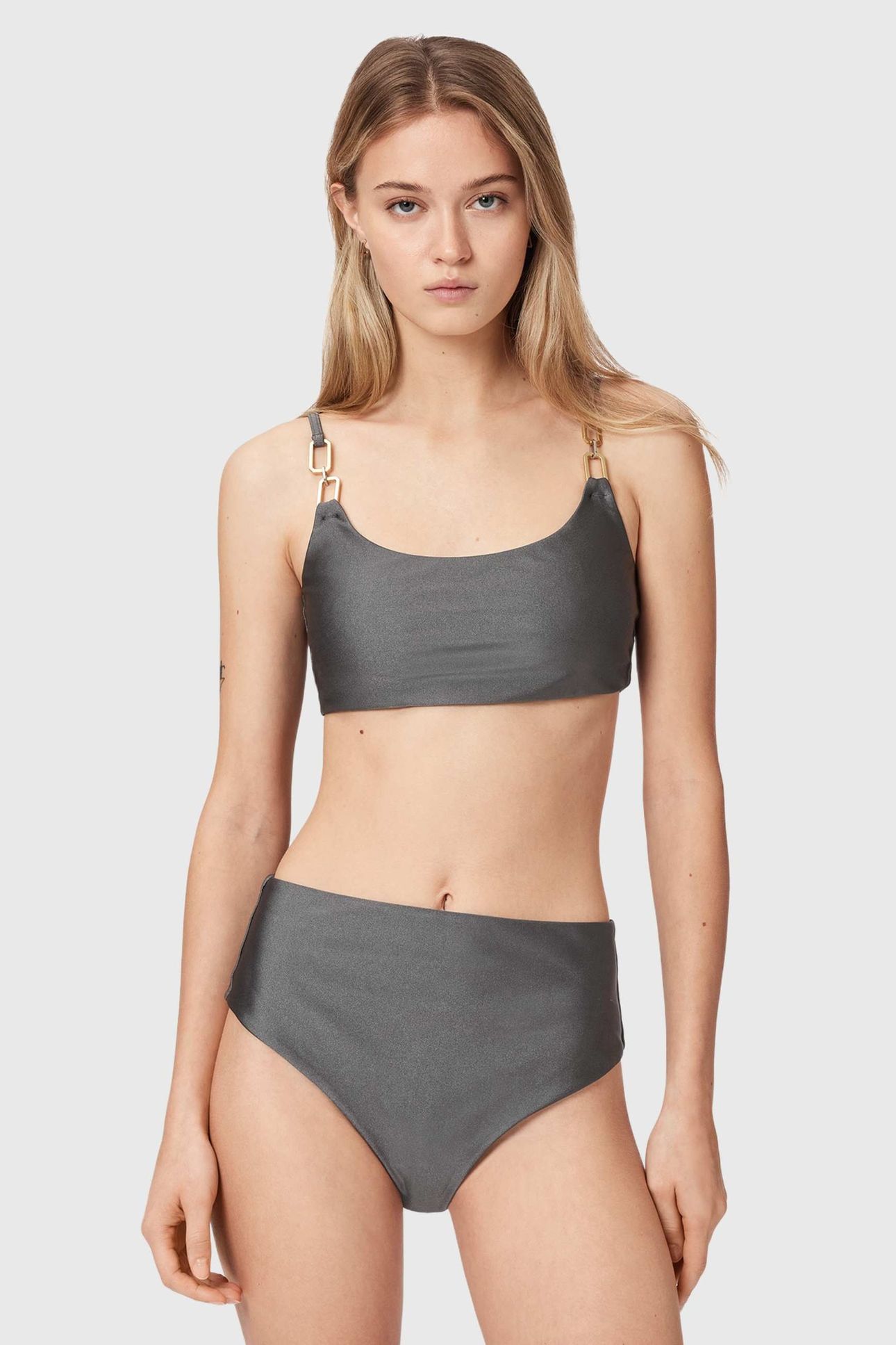 TALARIA BIKINI TOP GUNMETAL GREY 2